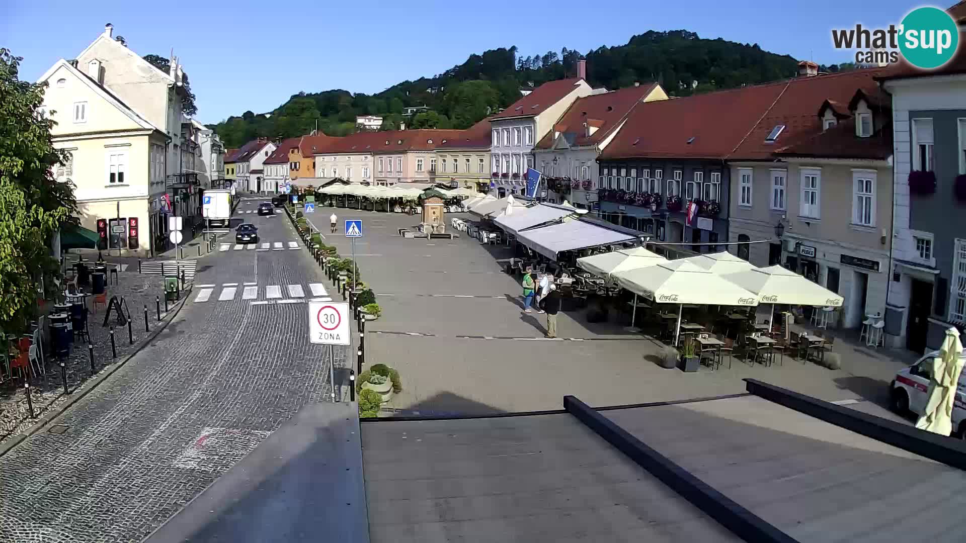 Samobor – Place centrale dédié au roi Tomislav