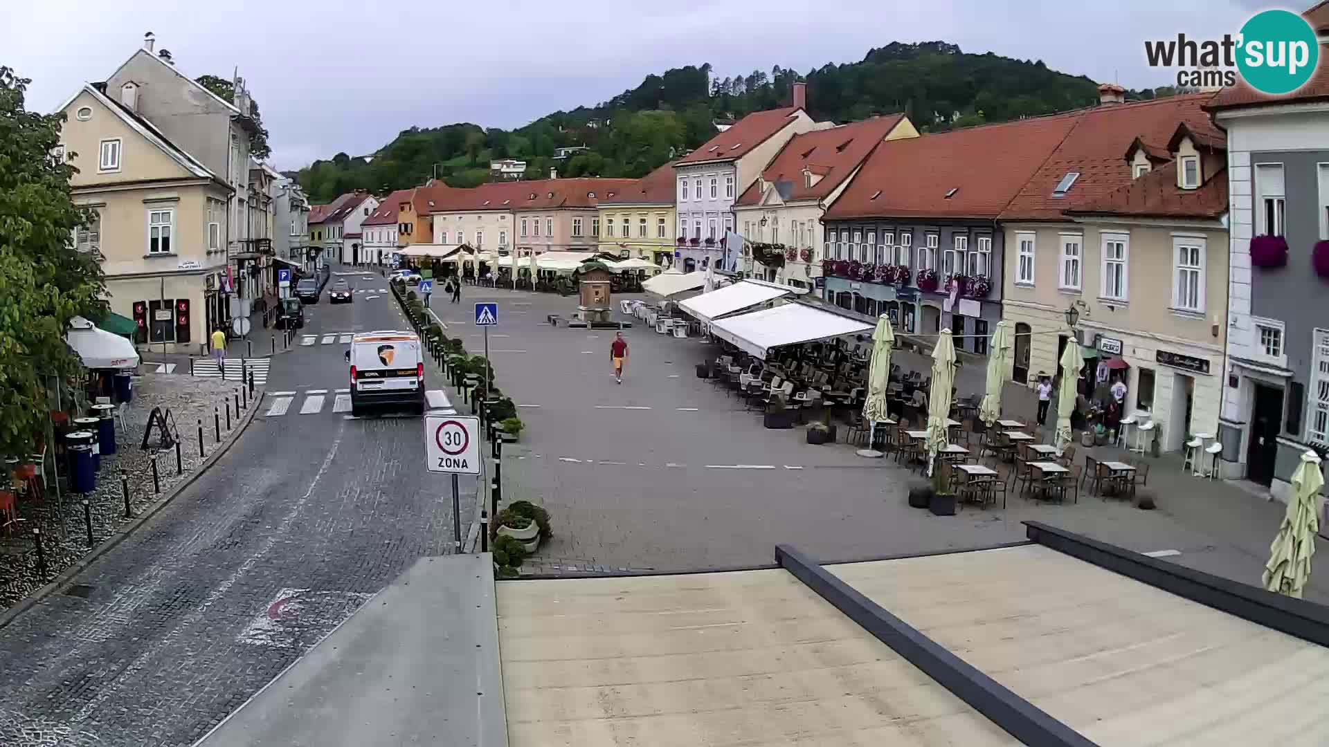 Samobor – Place centrale dédié au roi Tomislav