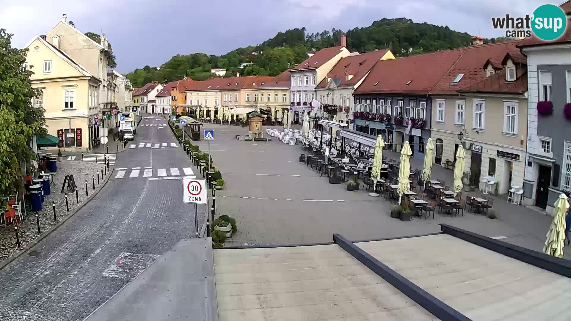 Samobor – Place centrale dédié au roi Tomislav