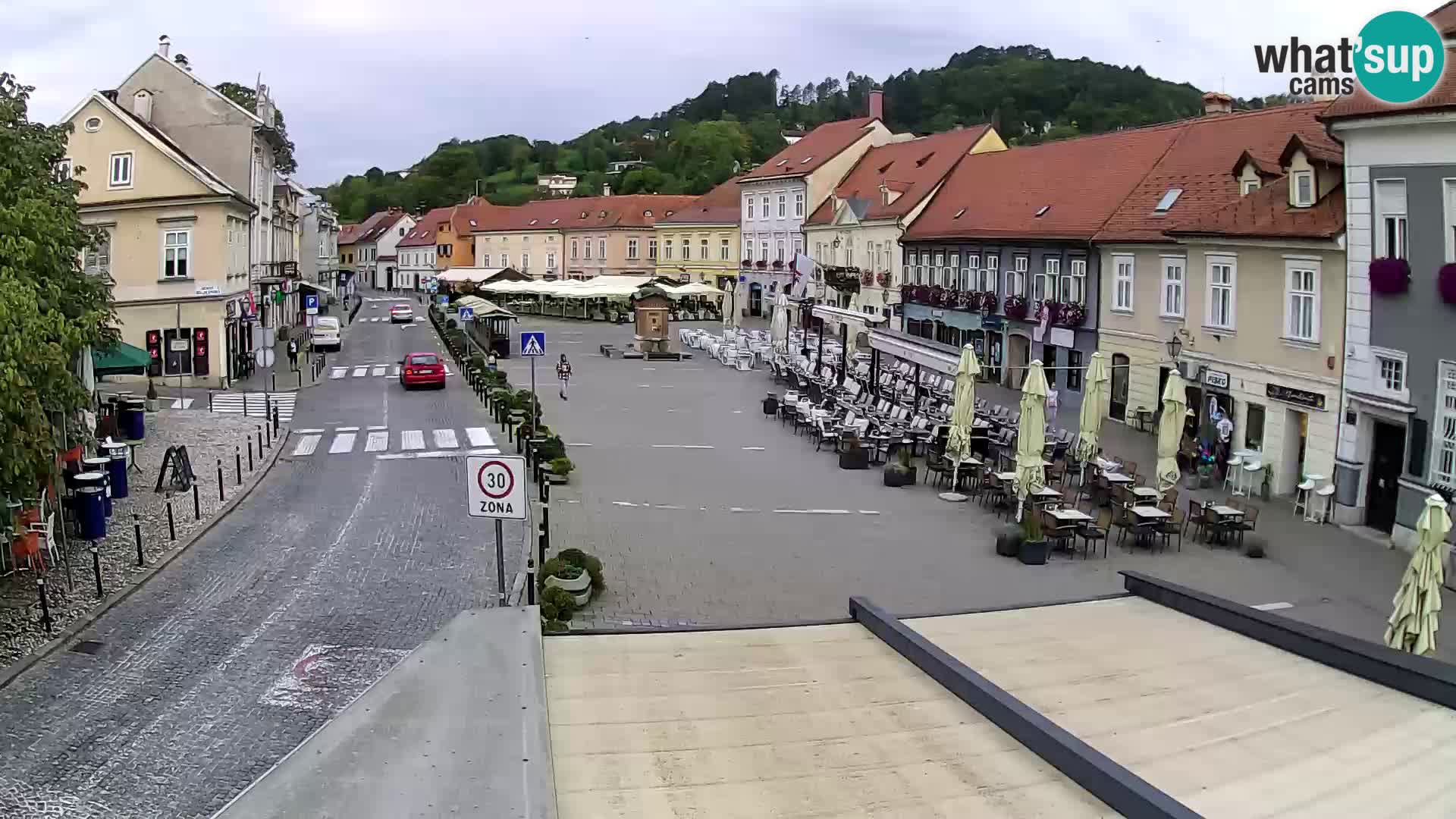 Samobor – Place centrale dédié au roi Tomislav