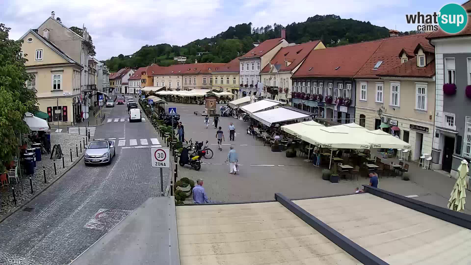 Samobor – Place centrale dédié au roi Tomislav