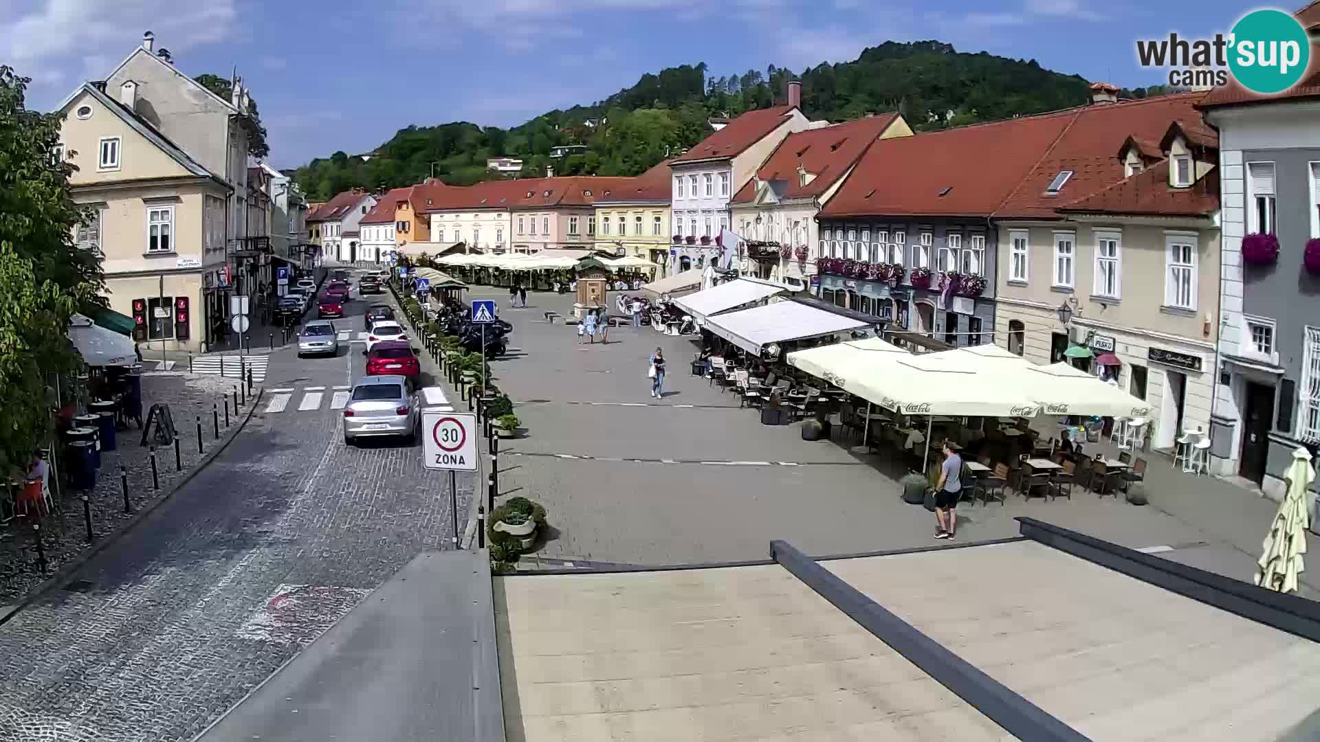 Samobor – Place centrale dédié au roi Tomislav