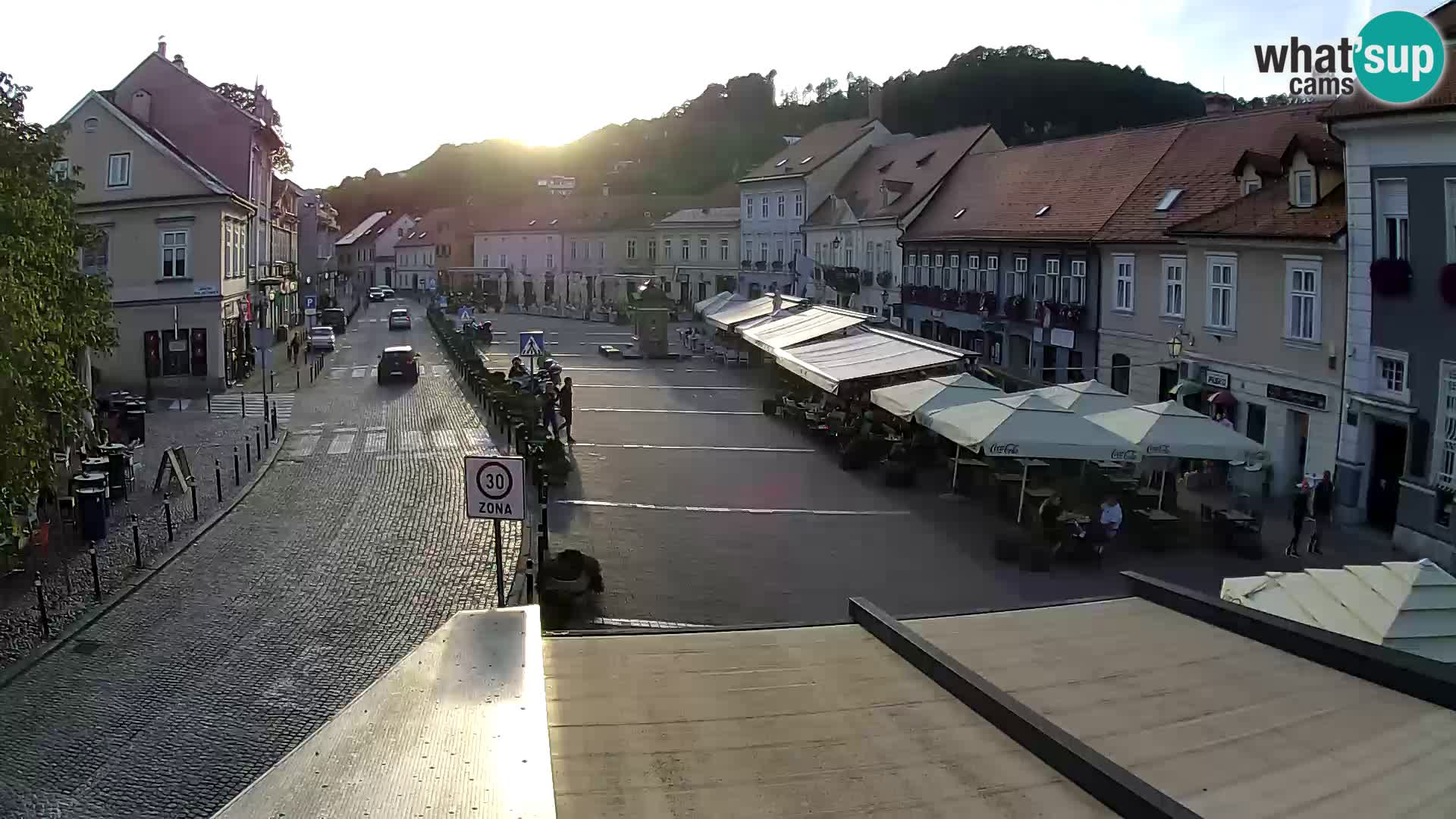 Samobor – Place centrale dédié au roi Tomislav