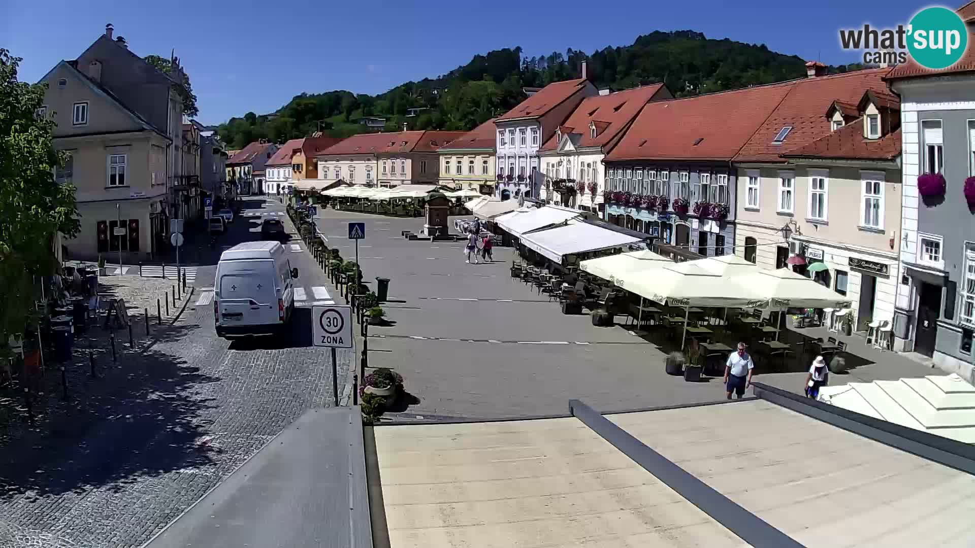 Samobor – Place centrale dédié au roi Tomislav
