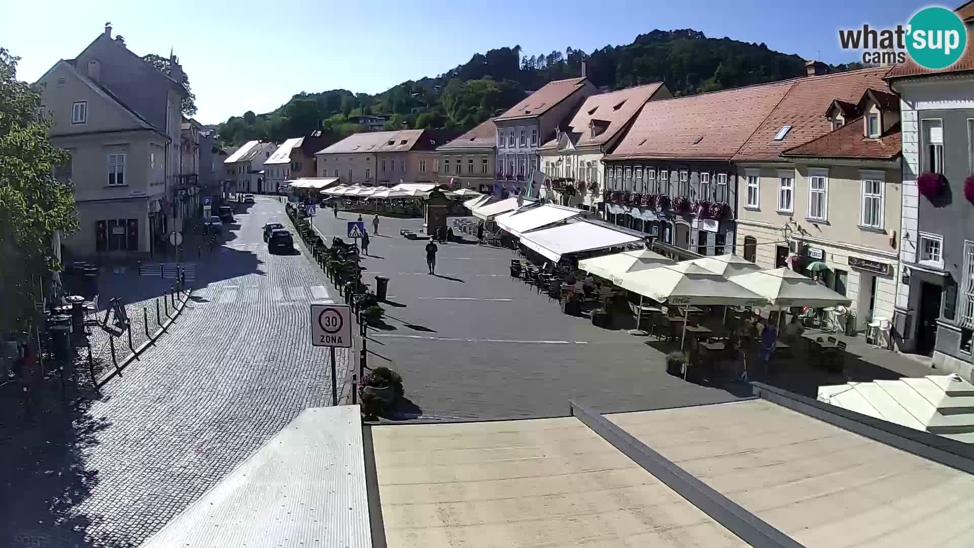 Samobor – Place centrale dédié au roi Tomislav