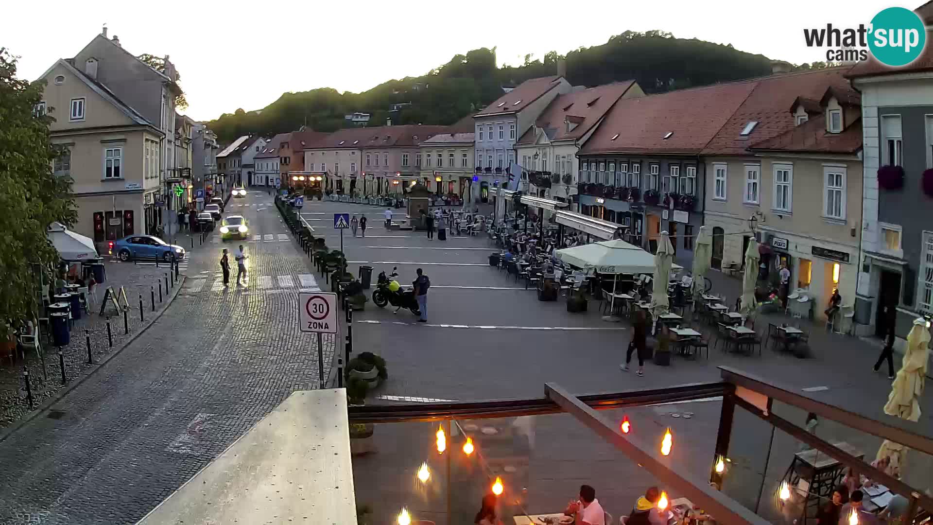 Samobor – Place centrale dédié au roi Tomislav