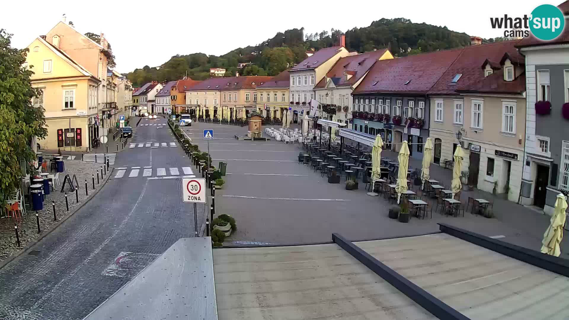 Samobor – Place centrale dédié au roi Tomislav