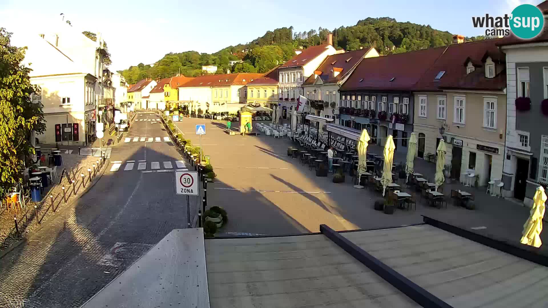 Samobor – Place centrale dédié au roi Tomislav