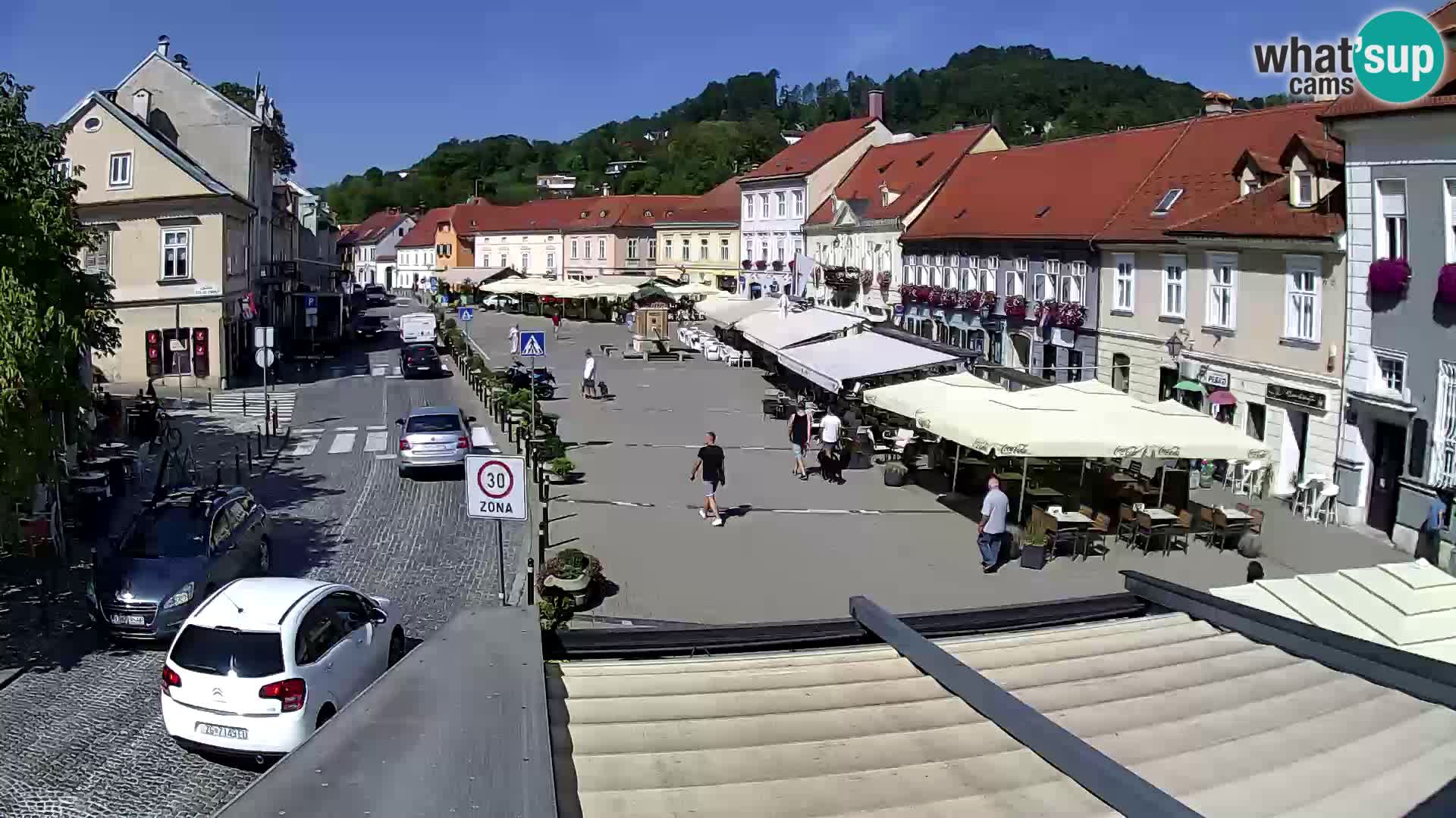 Samobor – Place centrale dédié au roi Tomislav