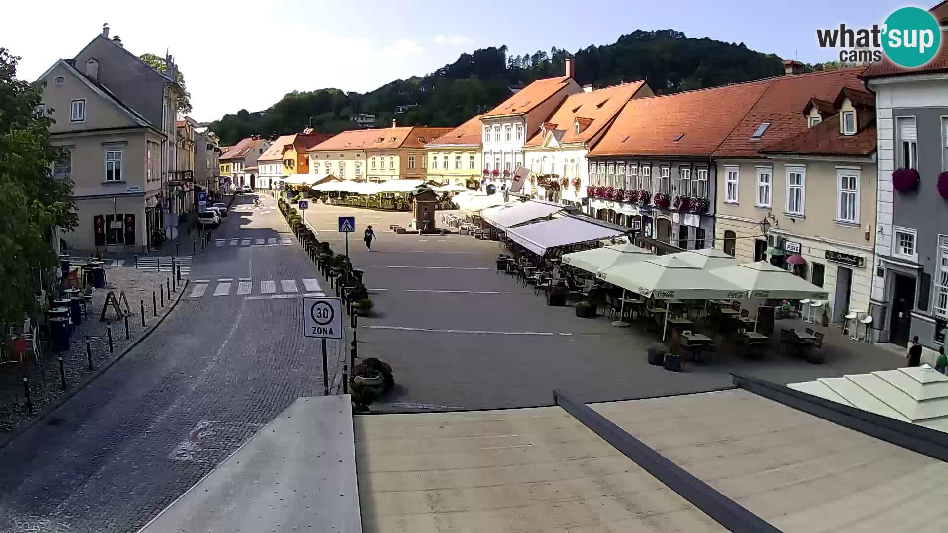 Samobor – Place centrale dédié au roi Tomislav