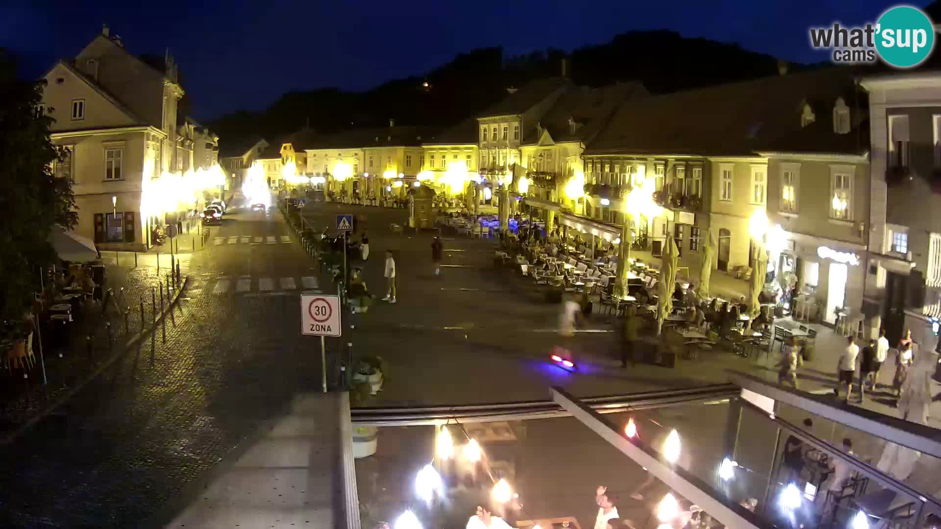 Samobor – Place centrale dédié au roi Tomislav