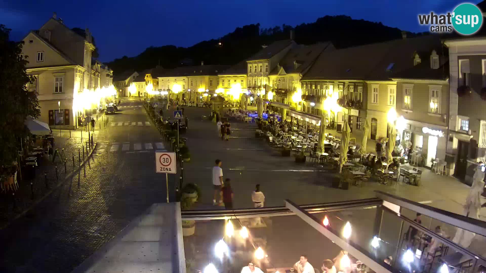 Samobor – Place centrale dédié au roi Tomislav