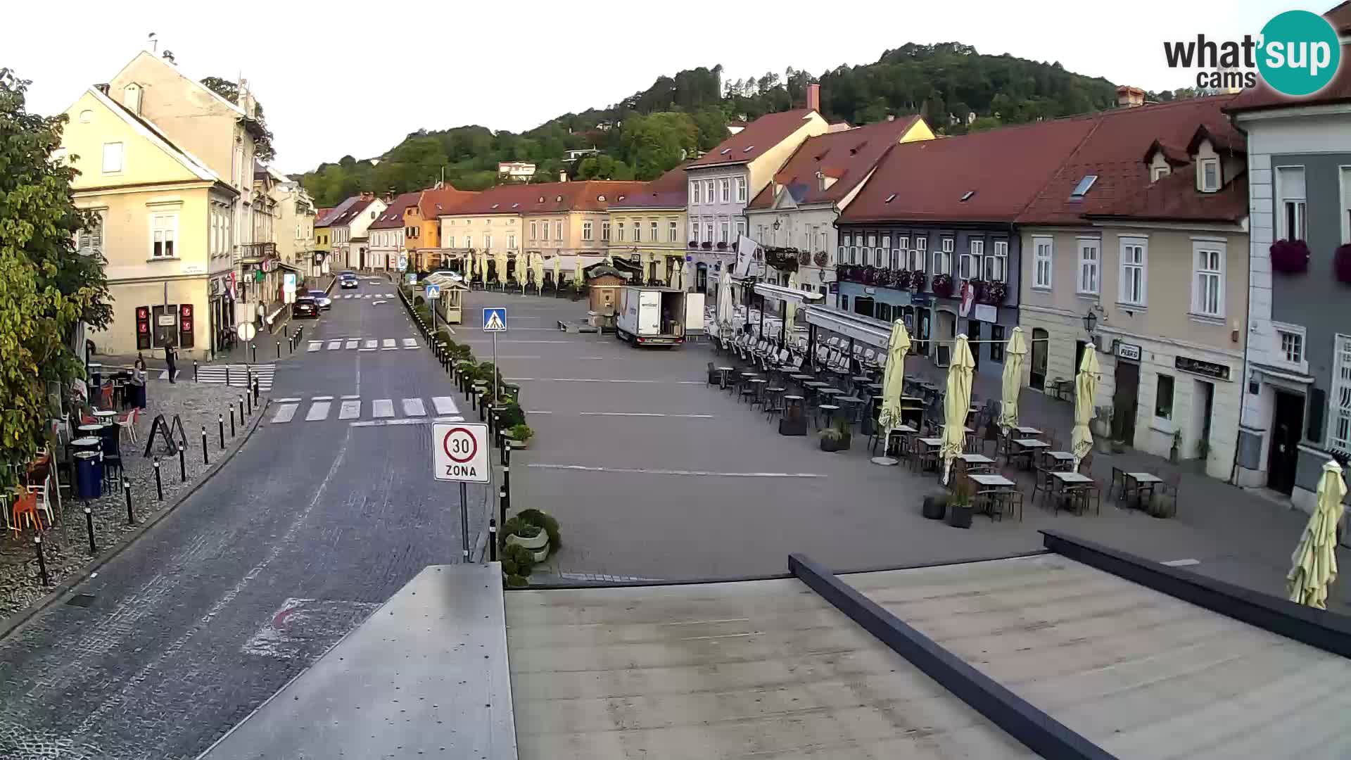Samobor – Place centrale dédié au roi Tomislav