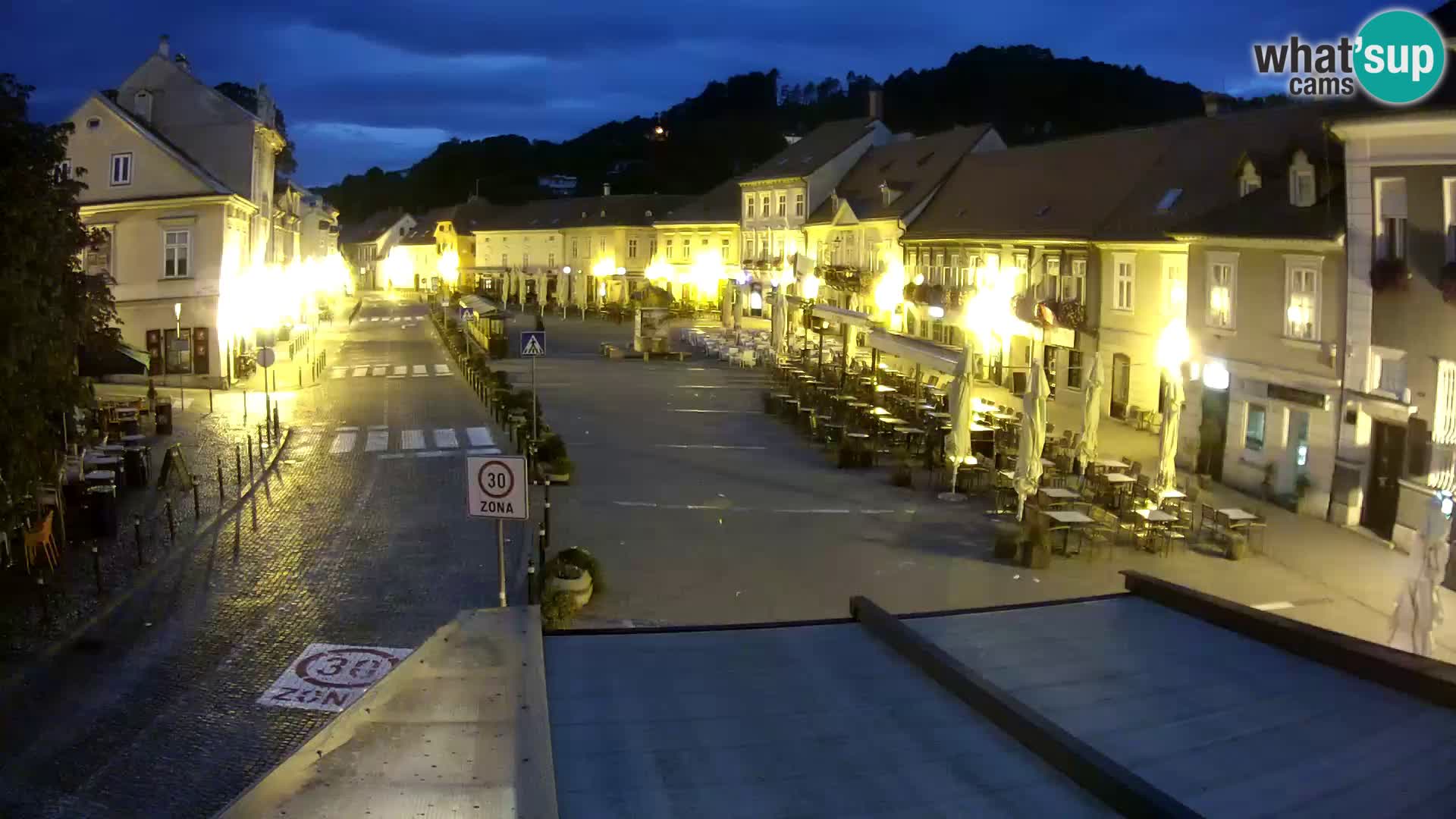 Samobor – Place centrale dédié au roi Tomislav