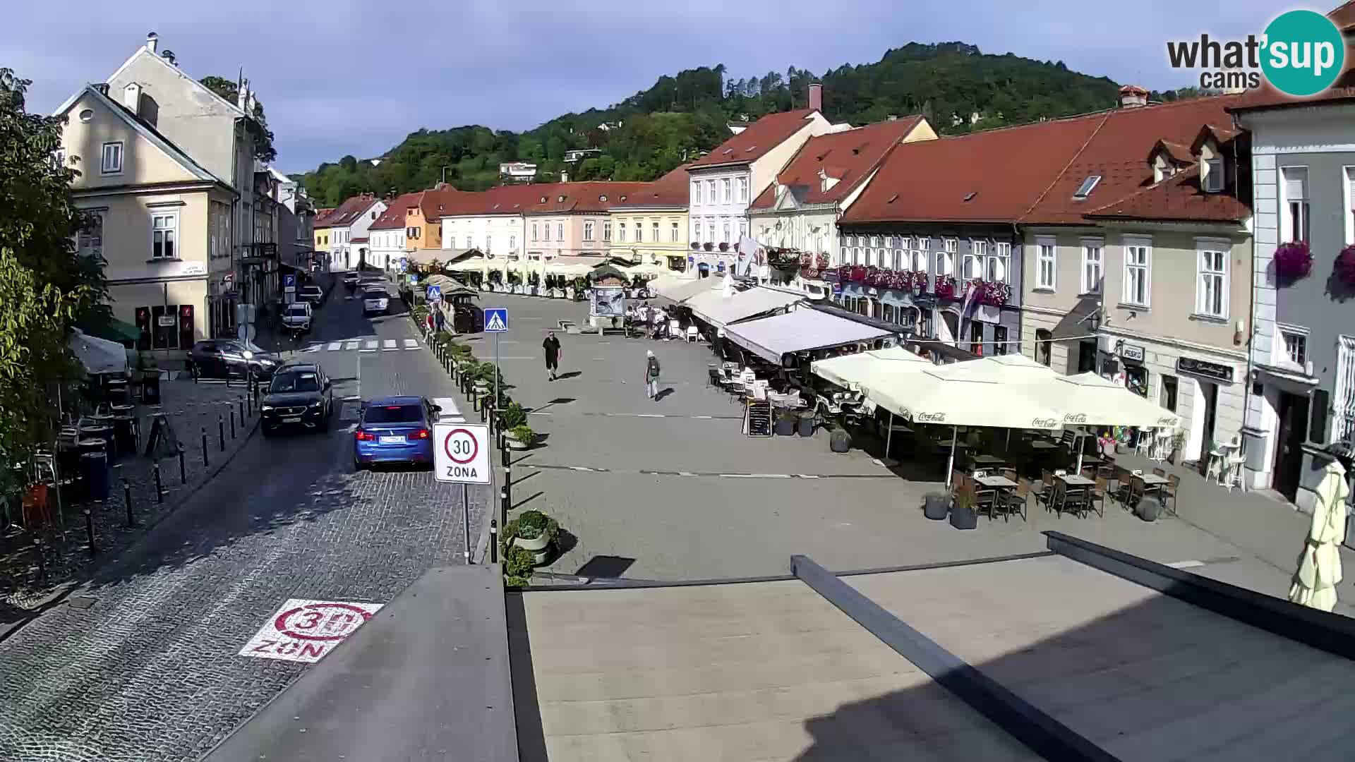 Samobor – Place centrale dédié au roi Tomislav