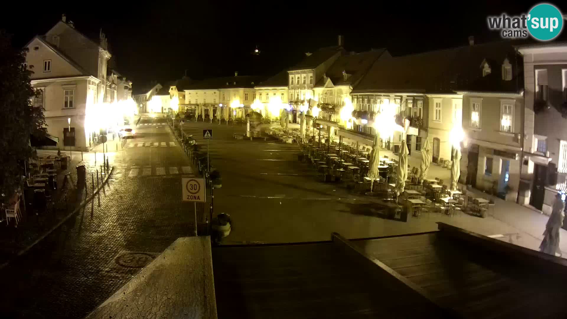 Samobor – Place centrale dédié au roi Tomislav
