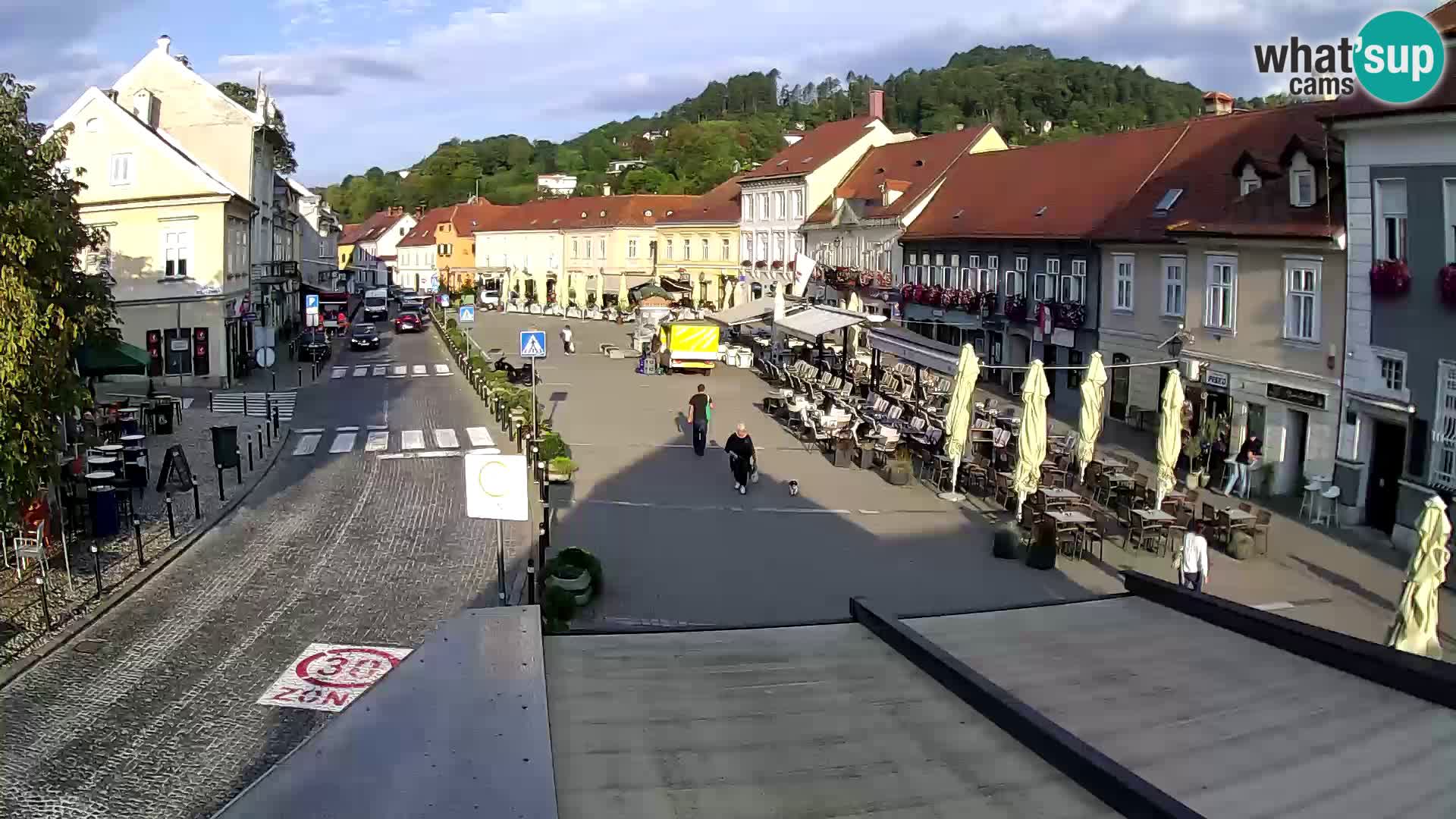 Samobor – Place centrale dédié au roi Tomislav