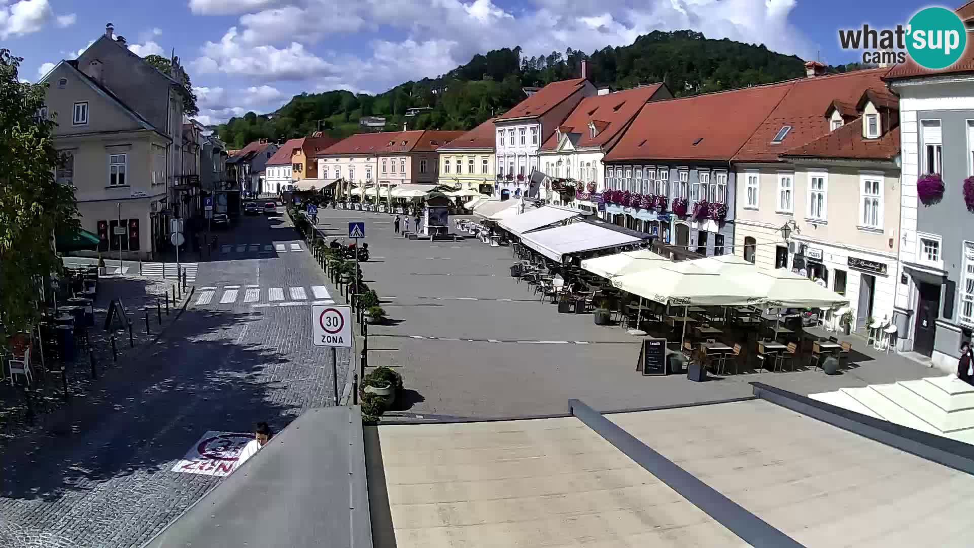 Samobor – Place centrale dédié au roi Tomislav