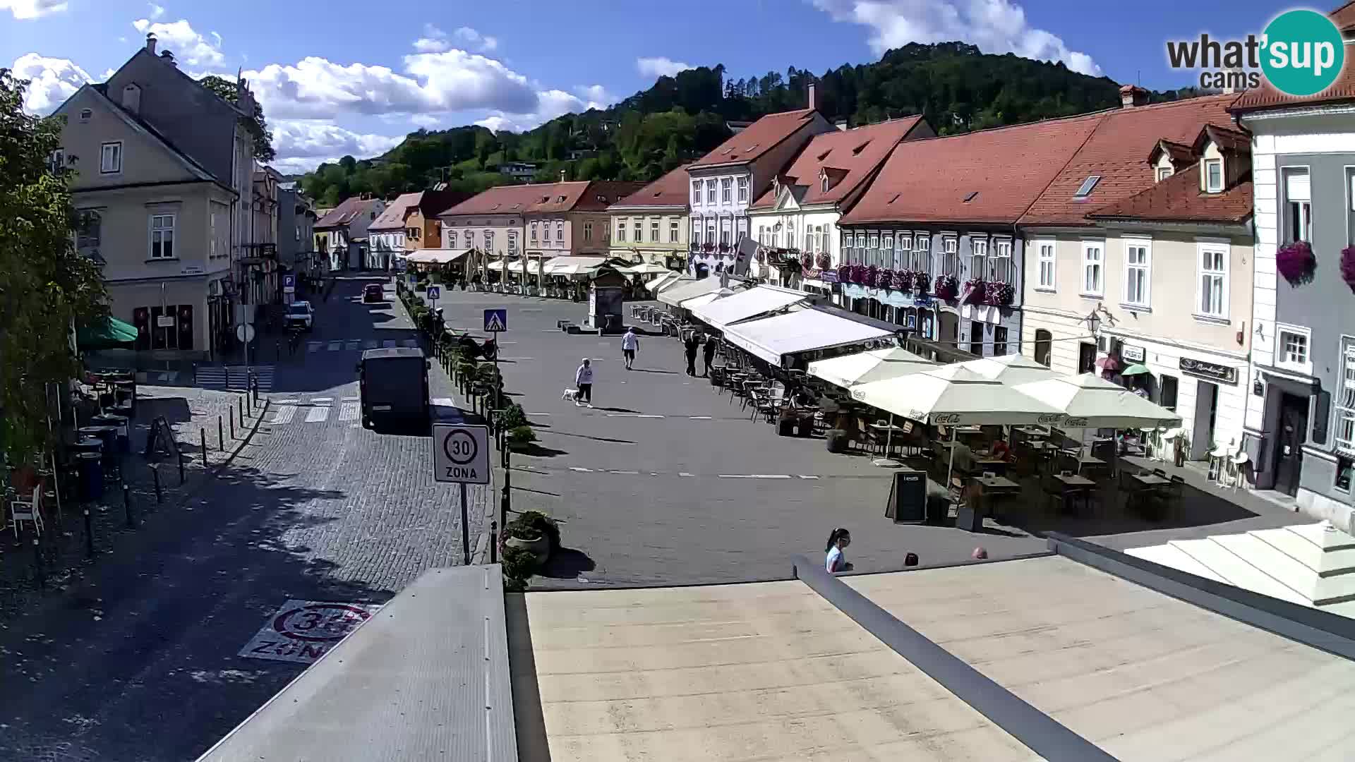 Samobor – Place centrale dédié au roi Tomislav