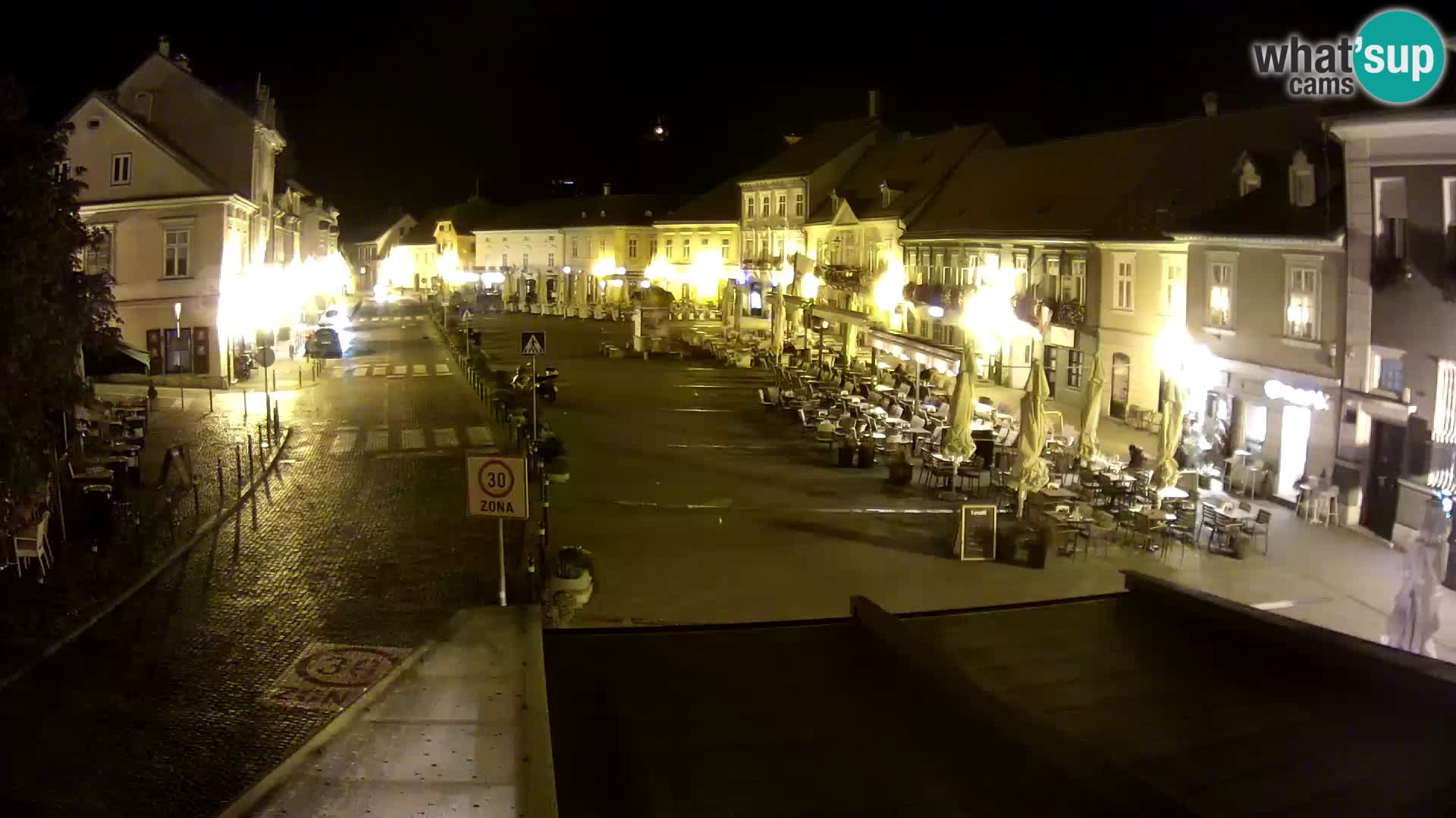 Samobor – Place centrale dédié au roi Tomislav