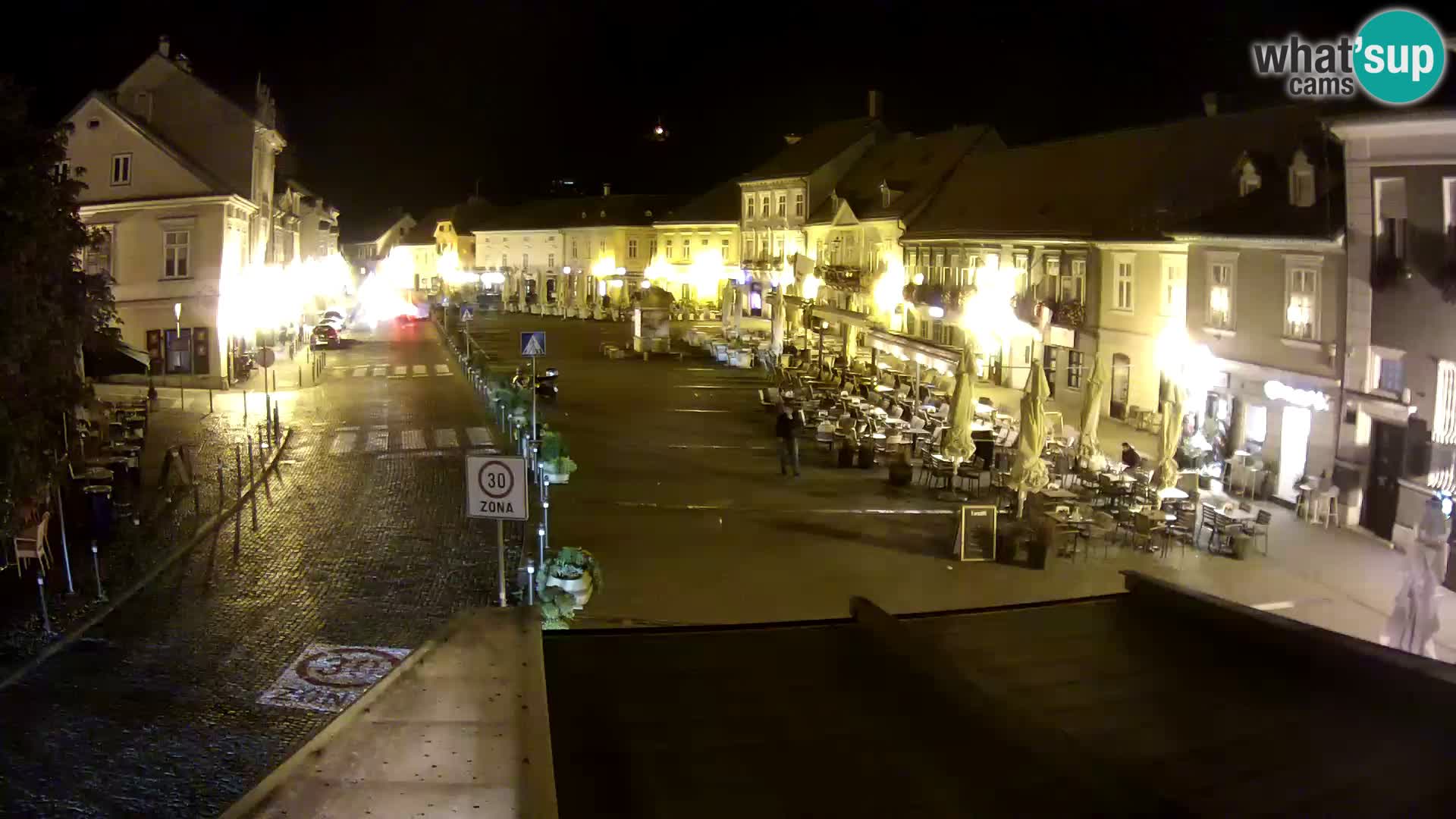 Samobor – Place centrale dédié au roi Tomislav
