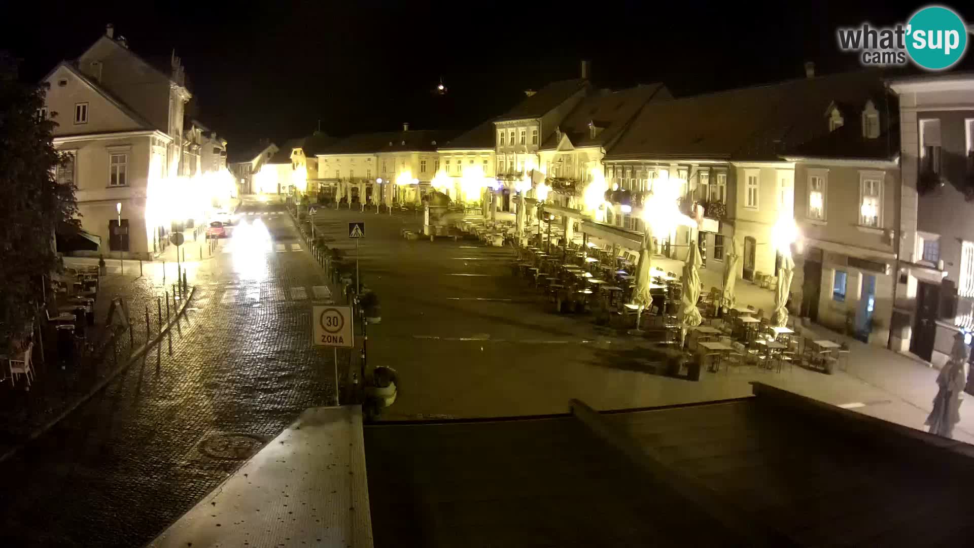 Samobor – Place centrale dédié au roi Tomislav