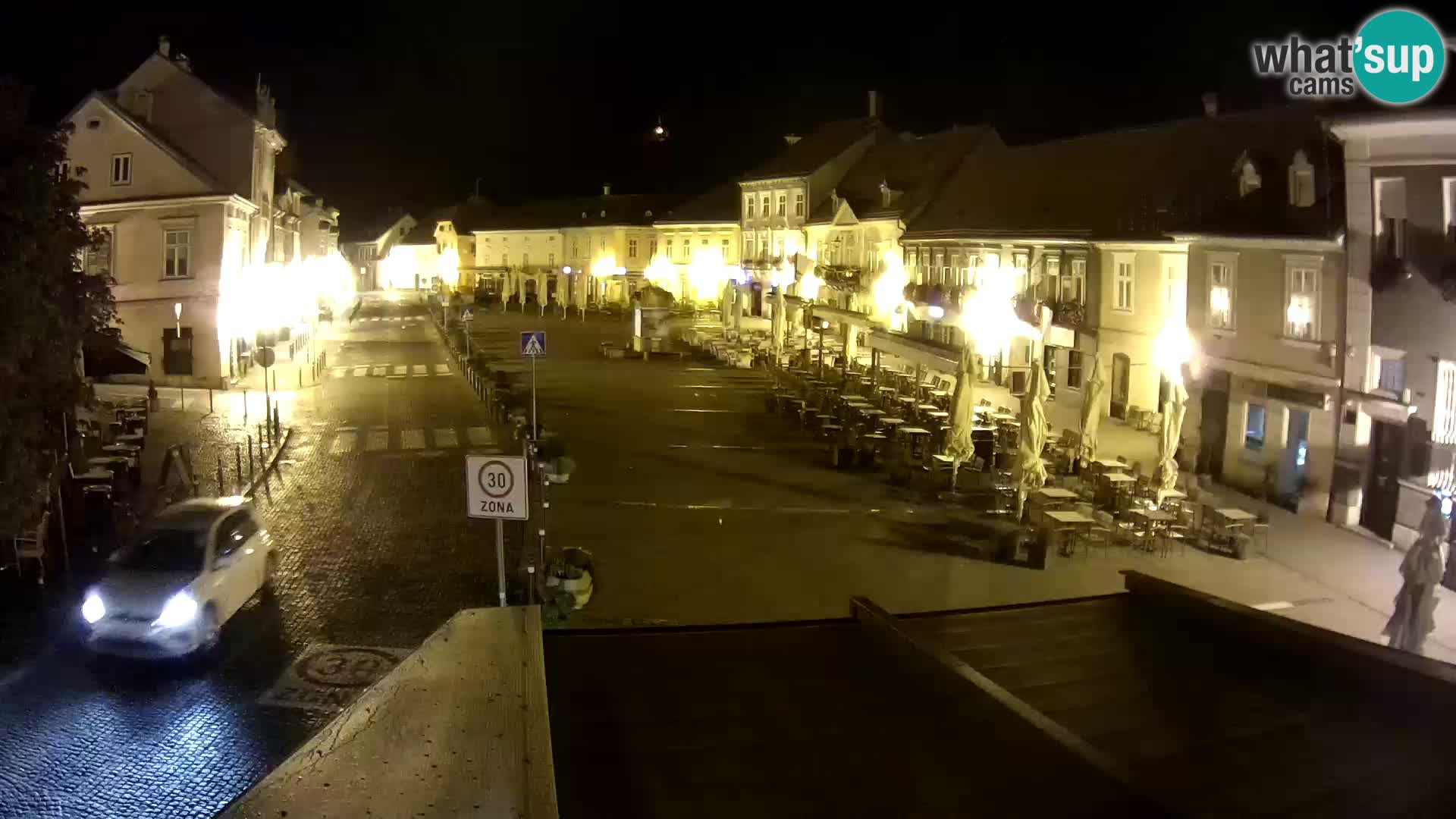 Samobor – Place centrale dédié au roi Tomislav