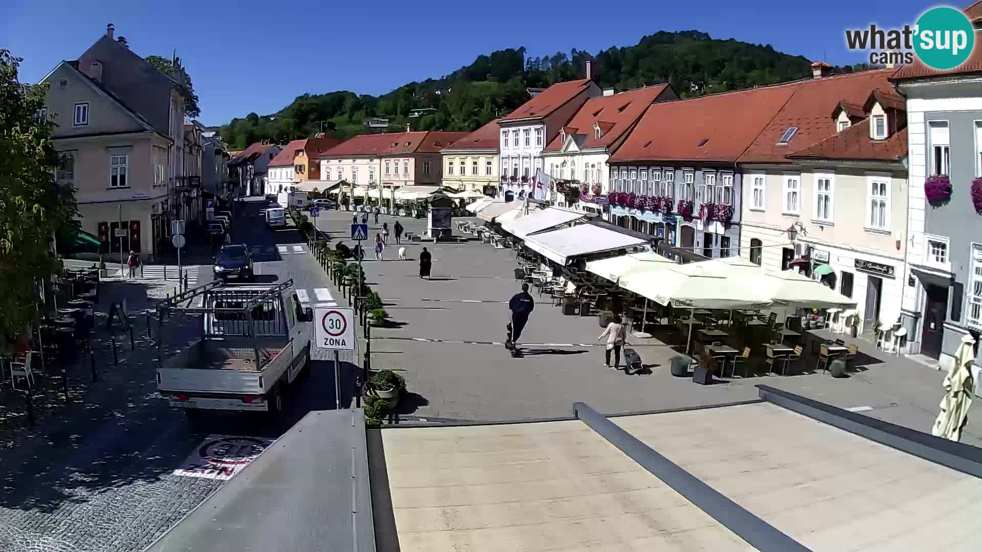 Samobor – Place centrale dédié au roi Tomislav