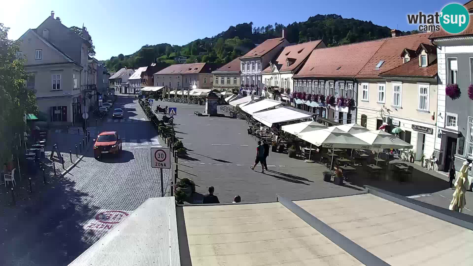 Samobor – Place centrale dédié au roi Tomislav