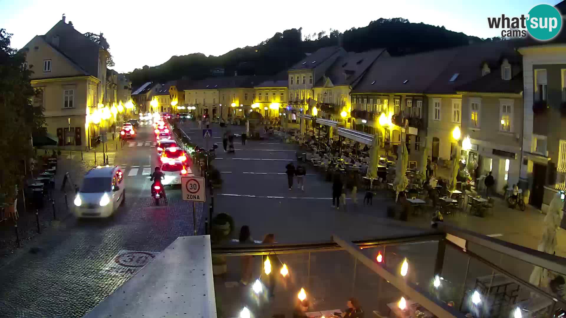 Samobor – Place centrale dédié au roi Tomislav