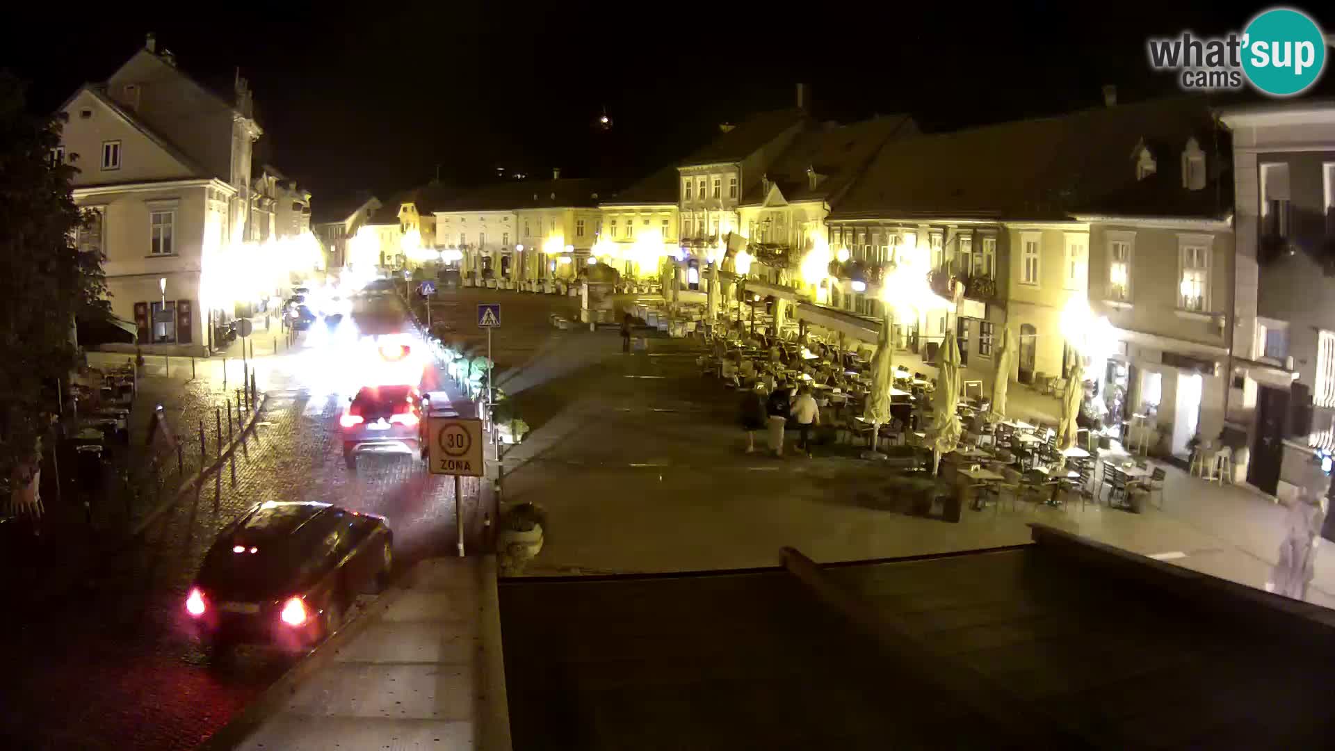 Samobor – Place centrale dédié au roi Tomislav