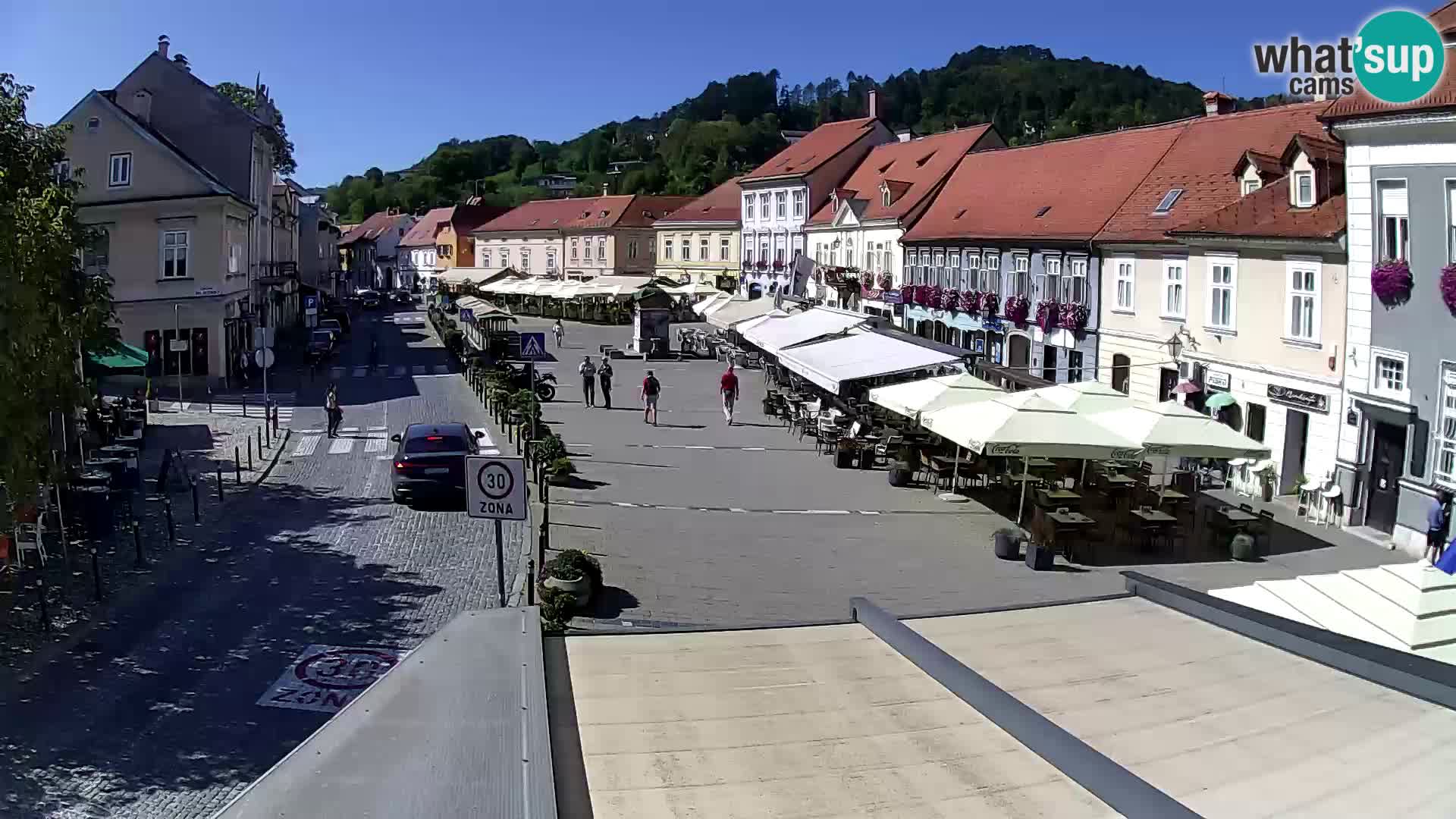 Samobor – Place centrale dédié au roi Tomislav