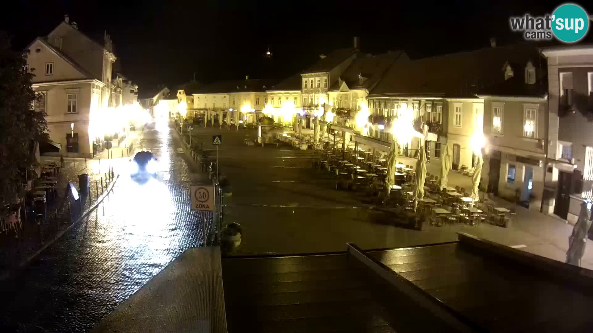 Samobor – Place centrale dédié au roi Tomislav