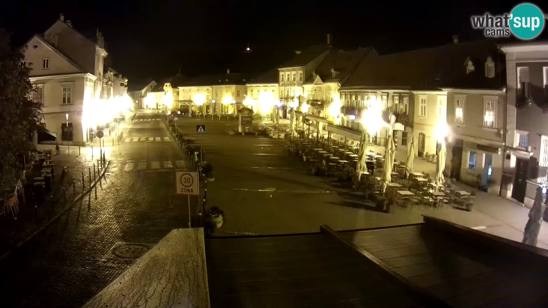 Samobor – Place centrale dédié au roi Tomislav