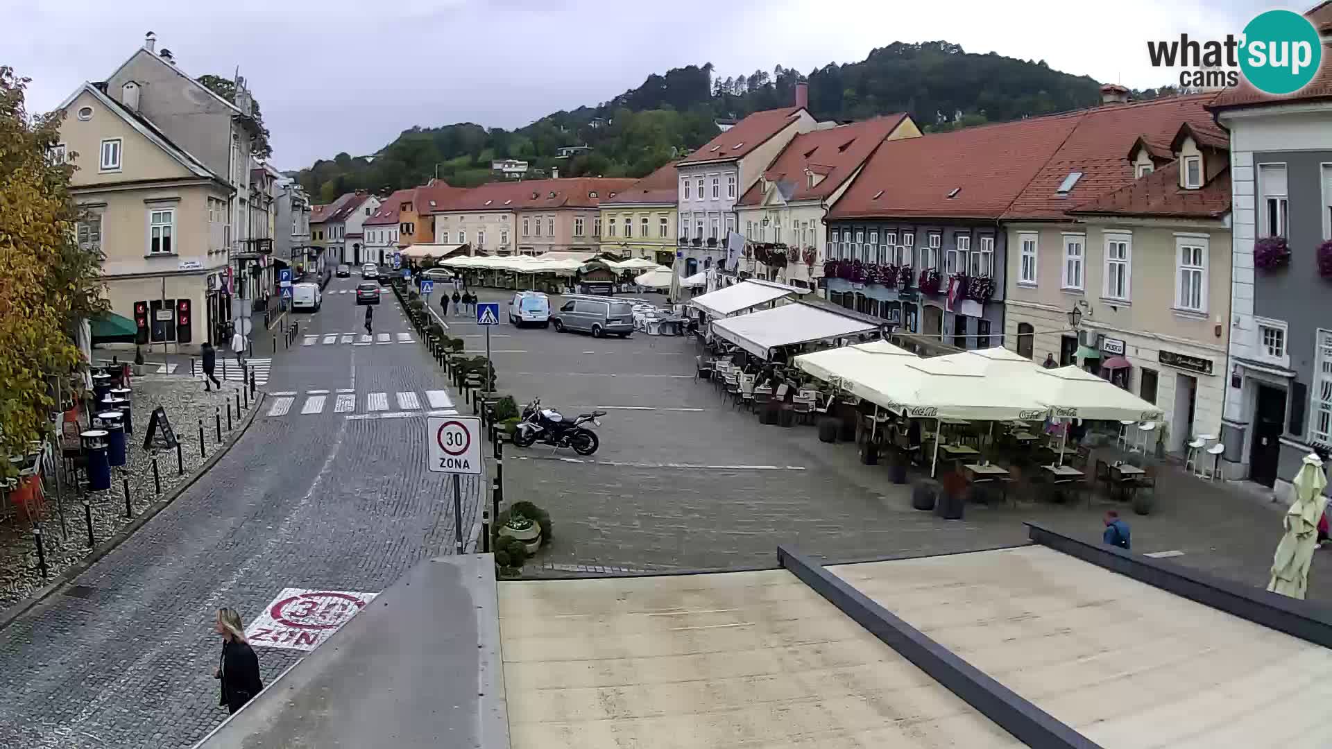 Samobor – Place centrale dédié au roi Tomislav