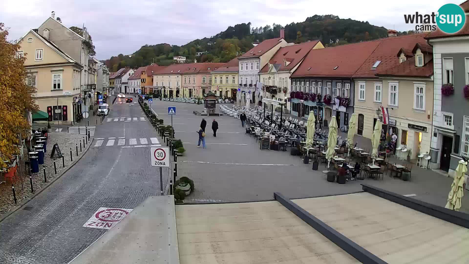 Samobor – Place centrale dédié au roi Tomislav