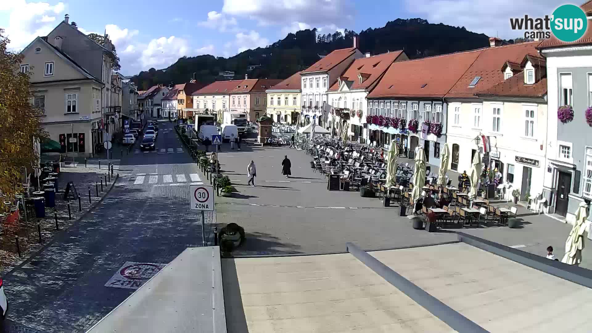 Samobor – Place centrale dédié au roi Tomislav