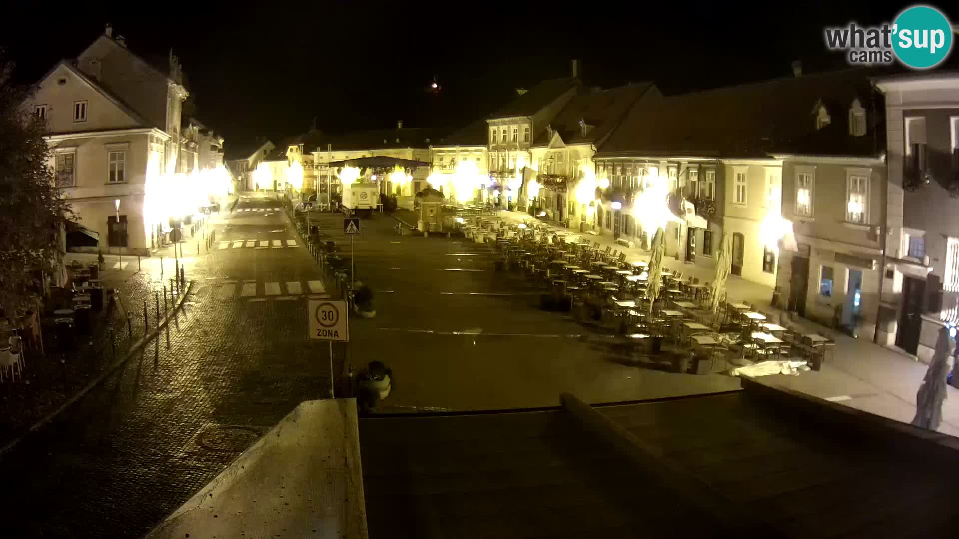 Samobor – Place centrale dédié au roi Tomislav