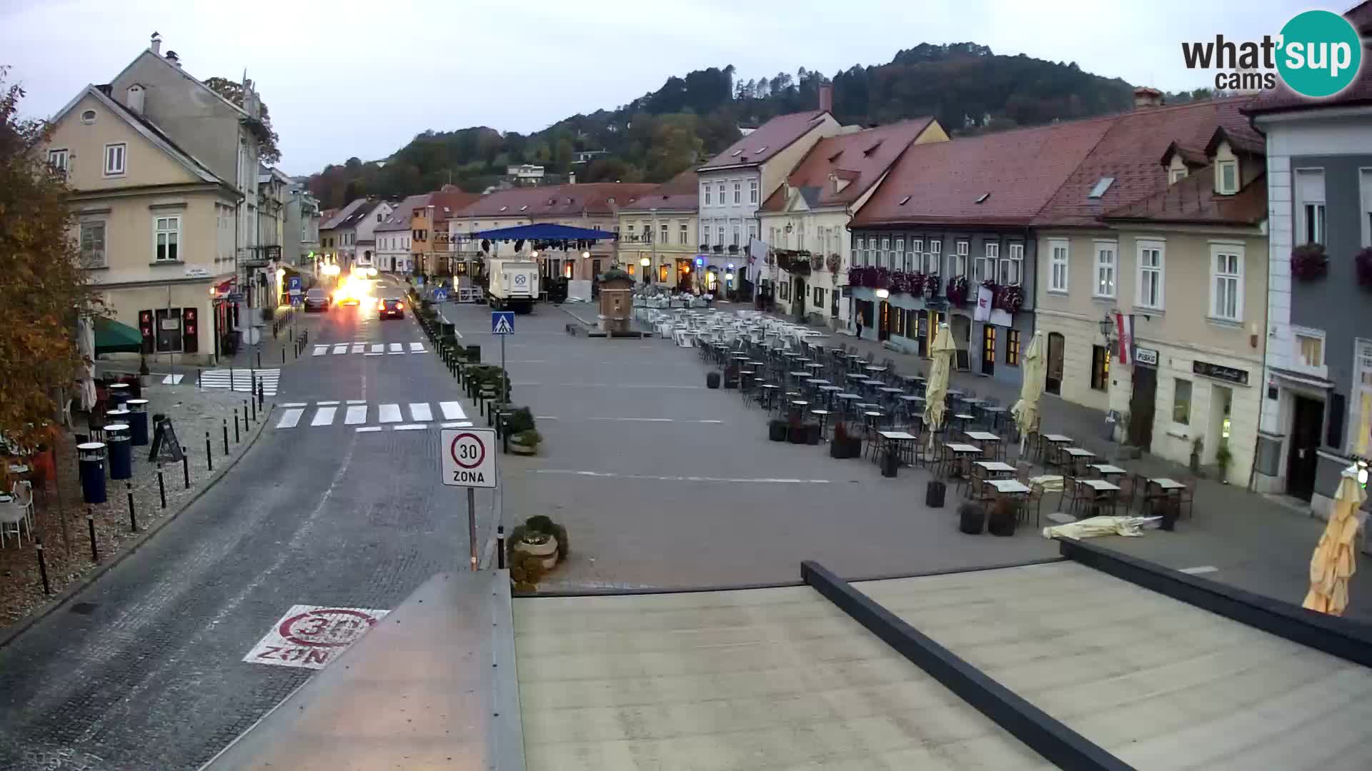 Samobor – Place centrale dédié au roi Tomislav