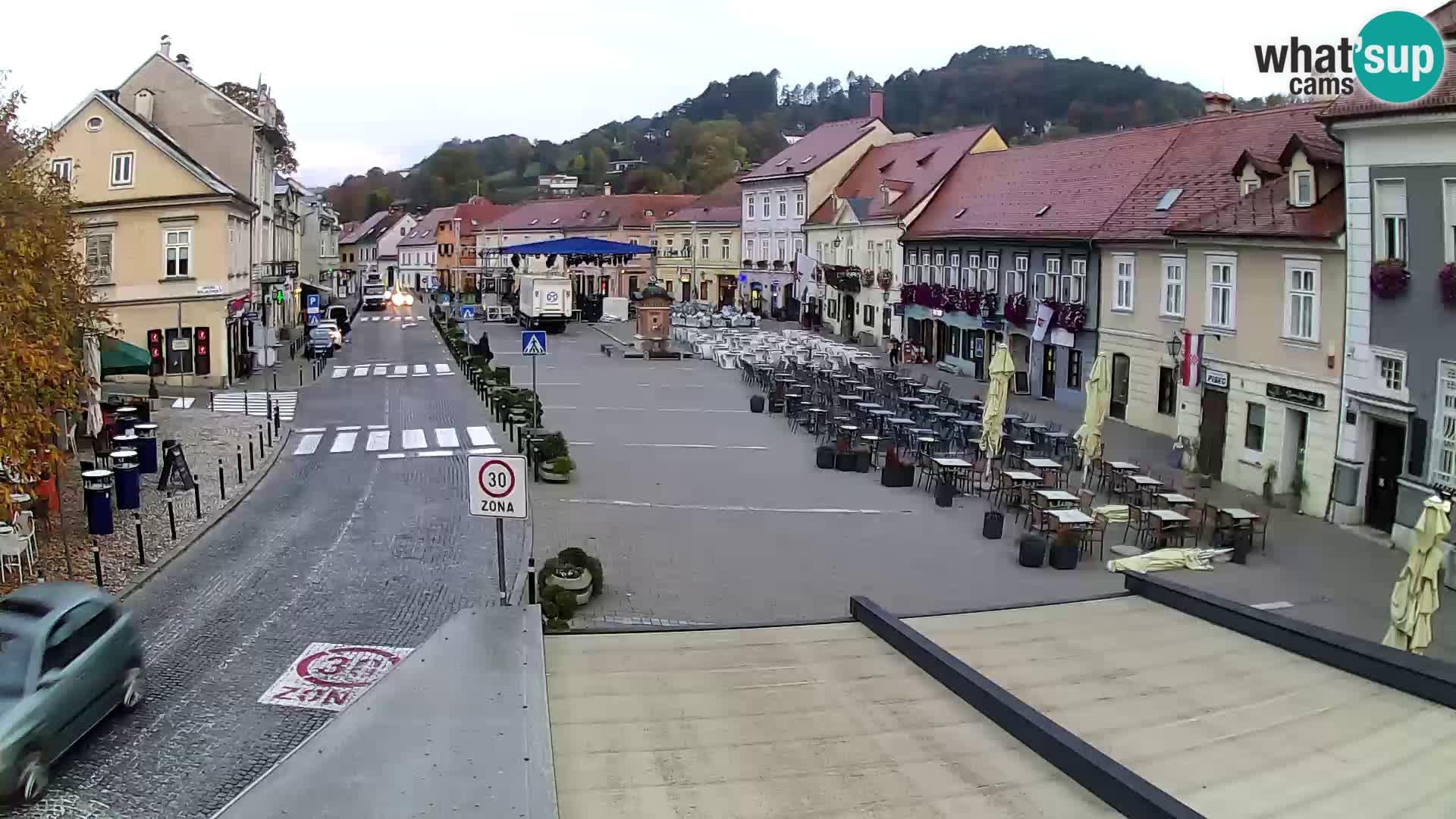 Samobor – Place centrale dédié au roi Tomislav