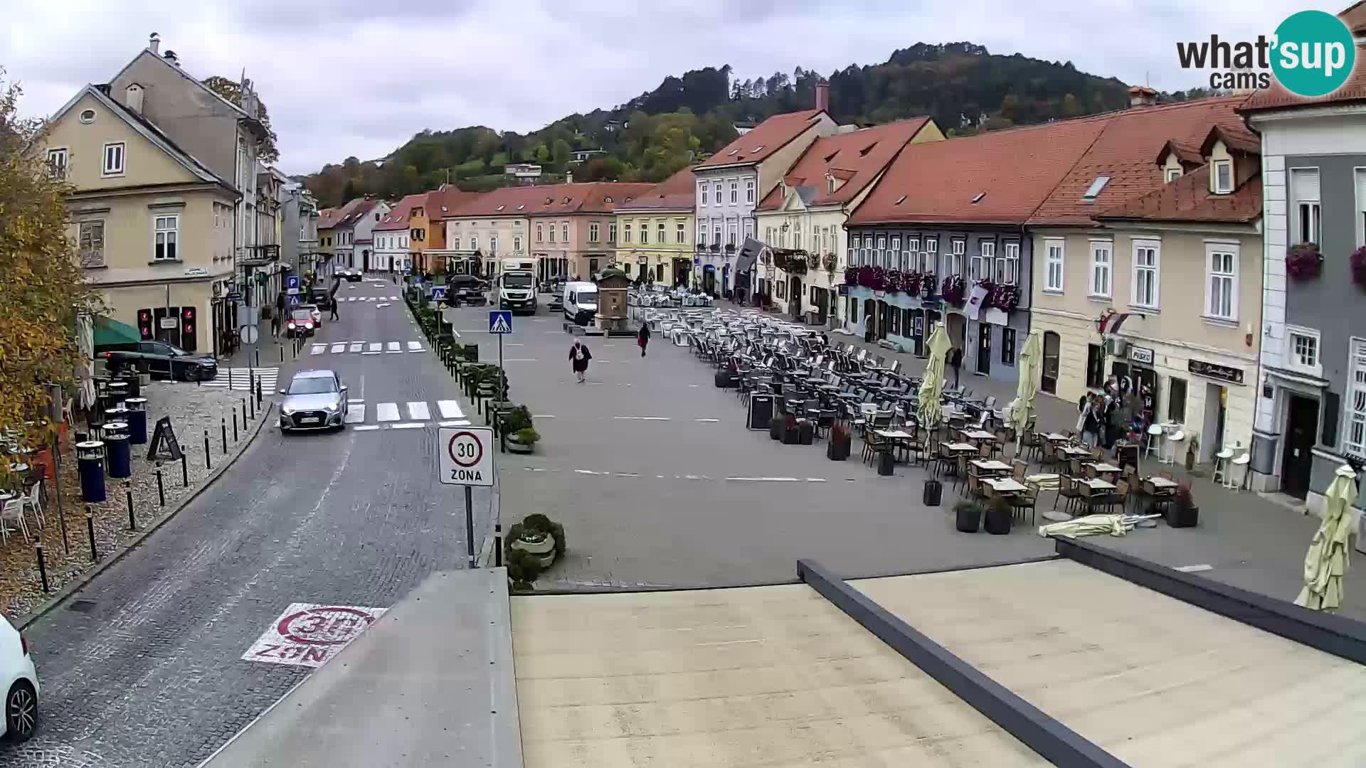 Samobor – Place centrale dédié au roi Tomislav