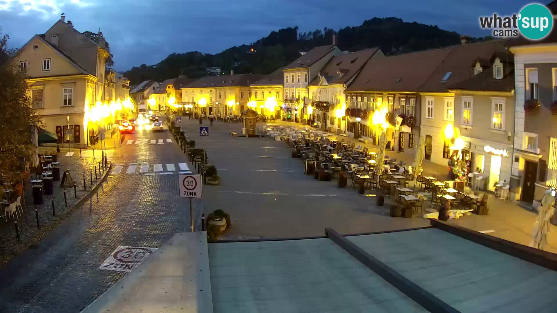 Samobor – Place centrale dédié au roi Tomislav