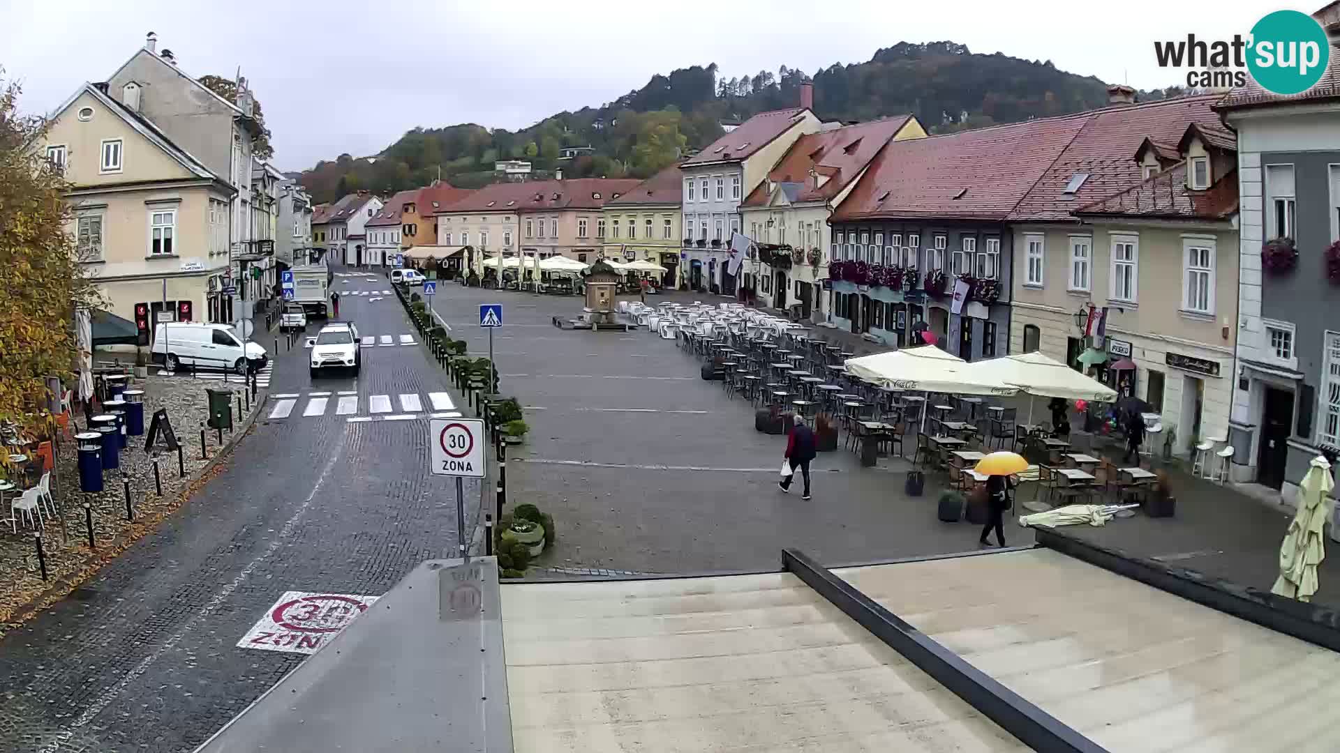 Samobor – Place centrale dédié au roi Tomislav