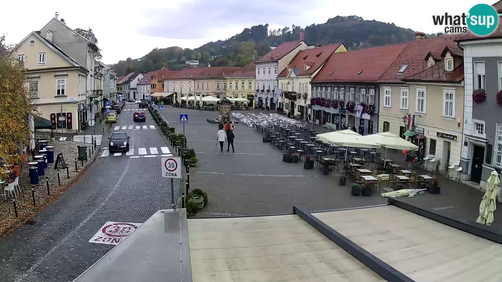 Samobor – Place centrale dédié au roi Tomislav