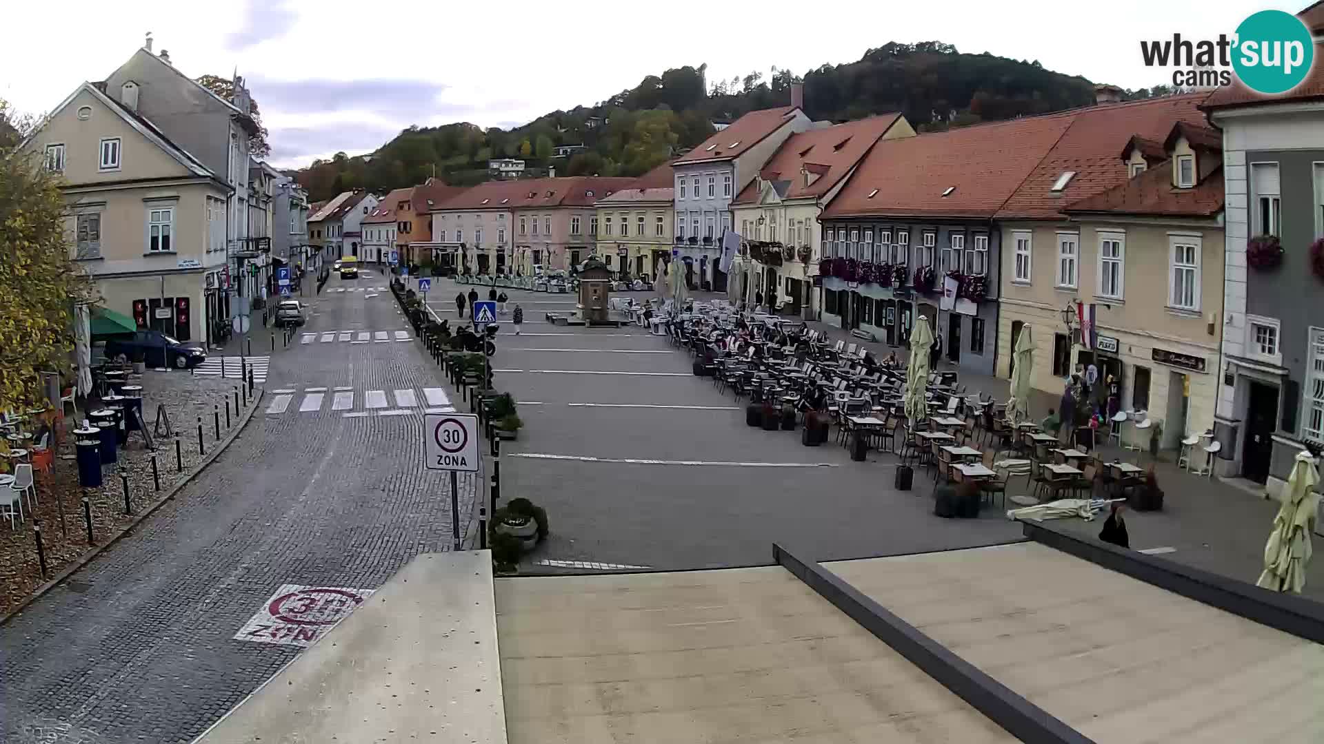 Samobor – Place centrale dédié au roi Tomislav