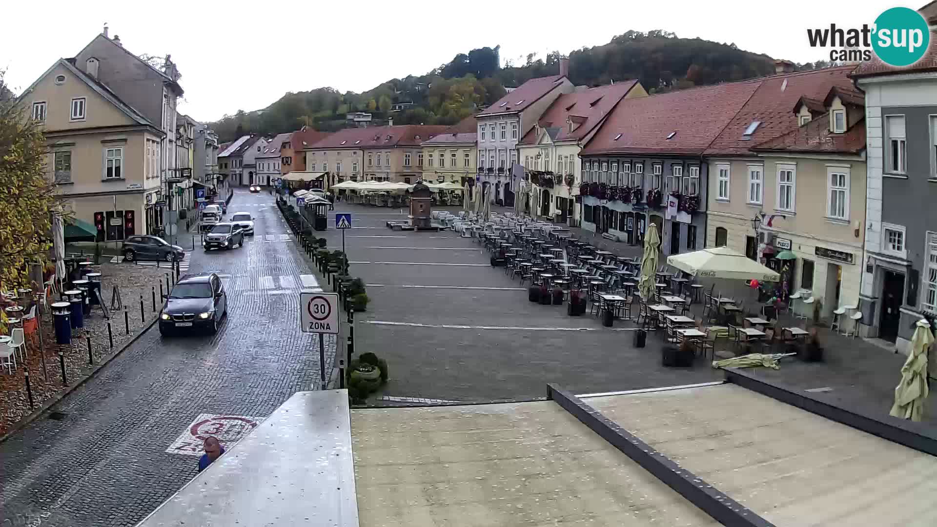 Samobor – Place centrale dédié au roi Tomislav