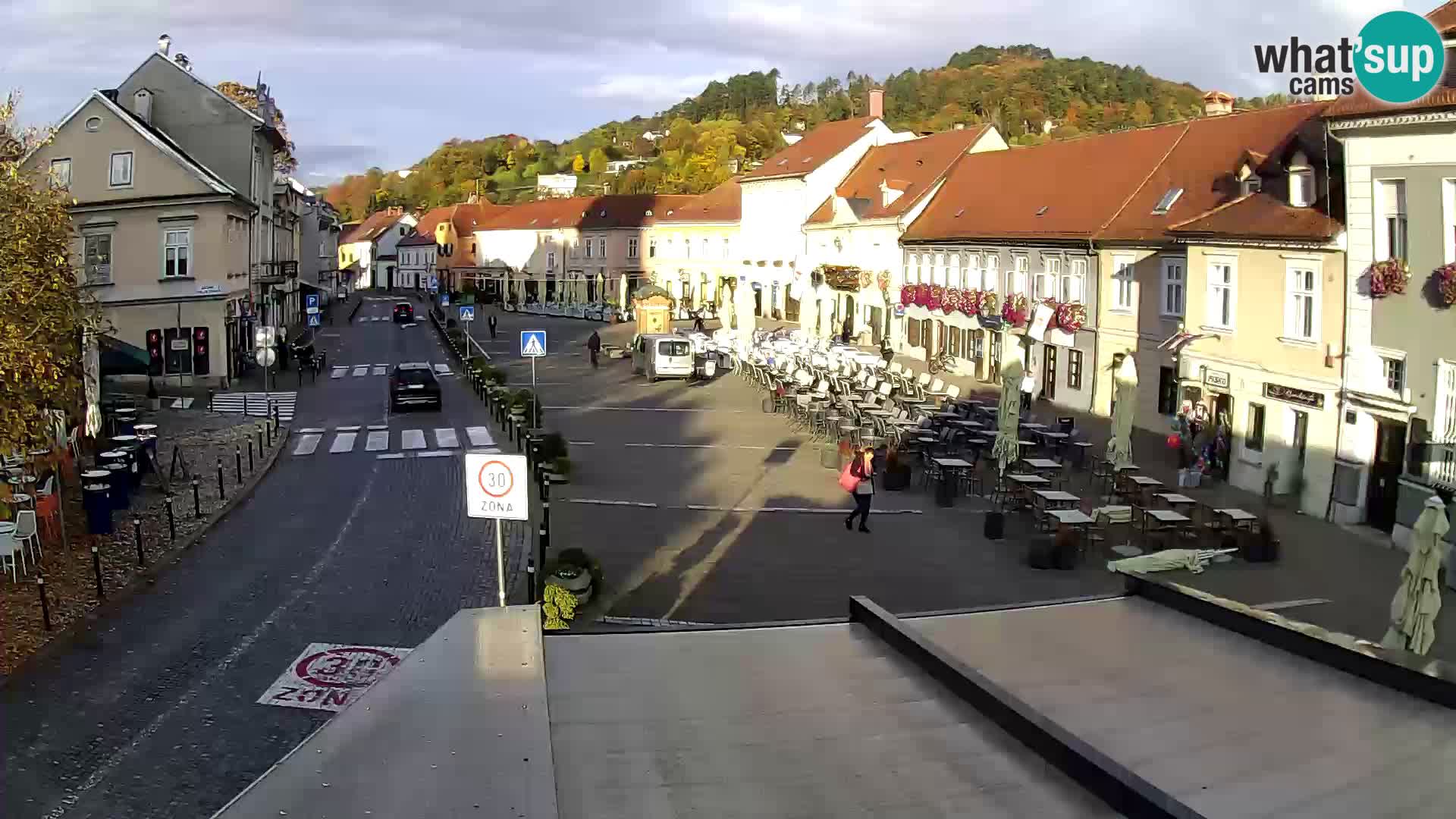 Samobor – Place centrale dédié au roi Tomislav
