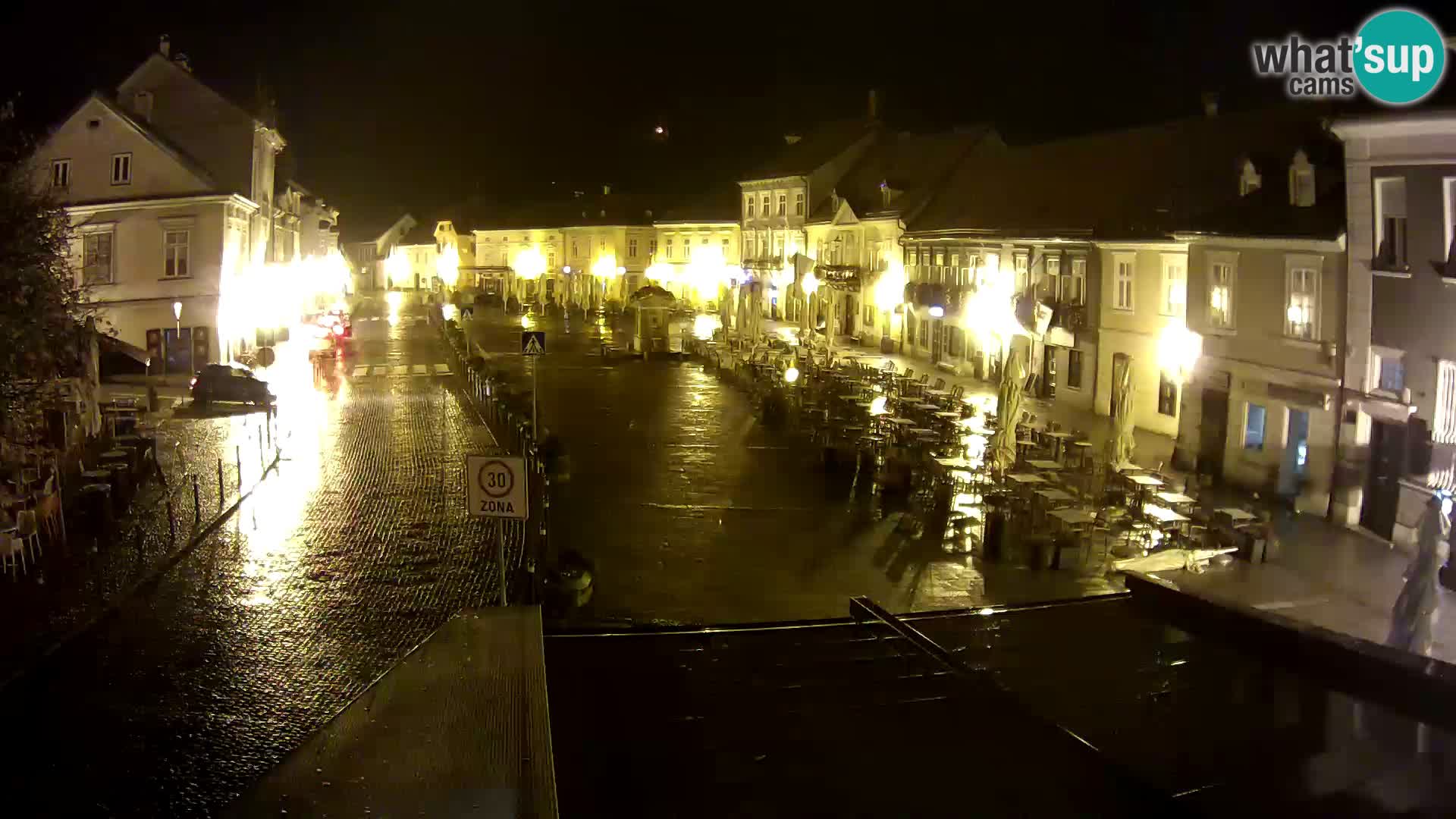 Samobor – Place centrale dédié au roi Tomislav