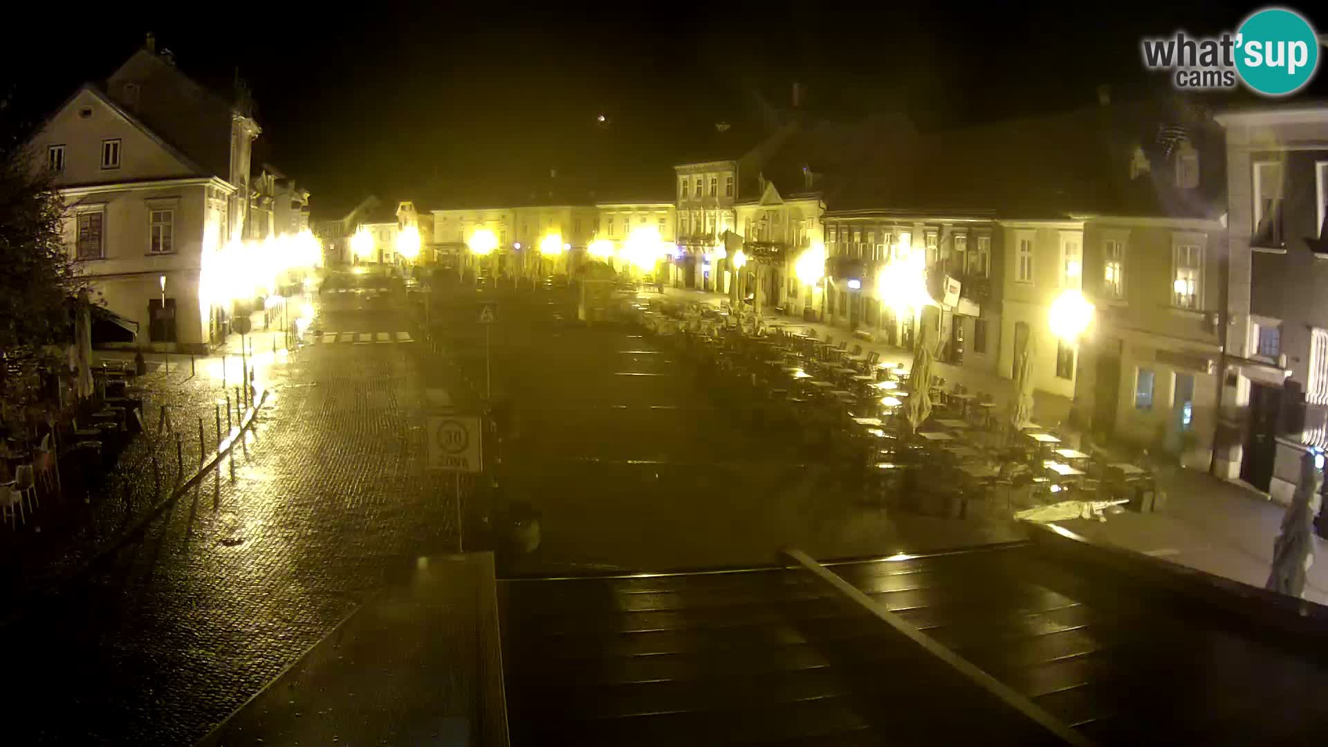 Samobor – Place centrale dédié au roi Tomislav