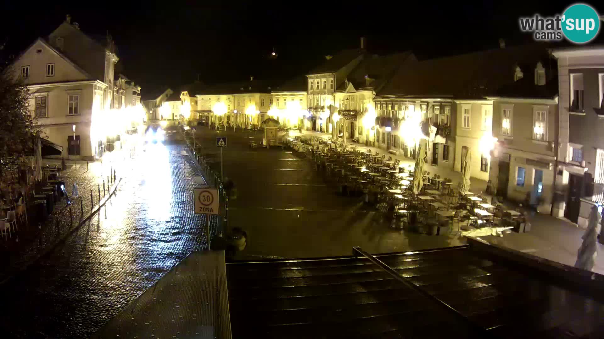 Samobor – Place centrale dédié au roi Tomislav
